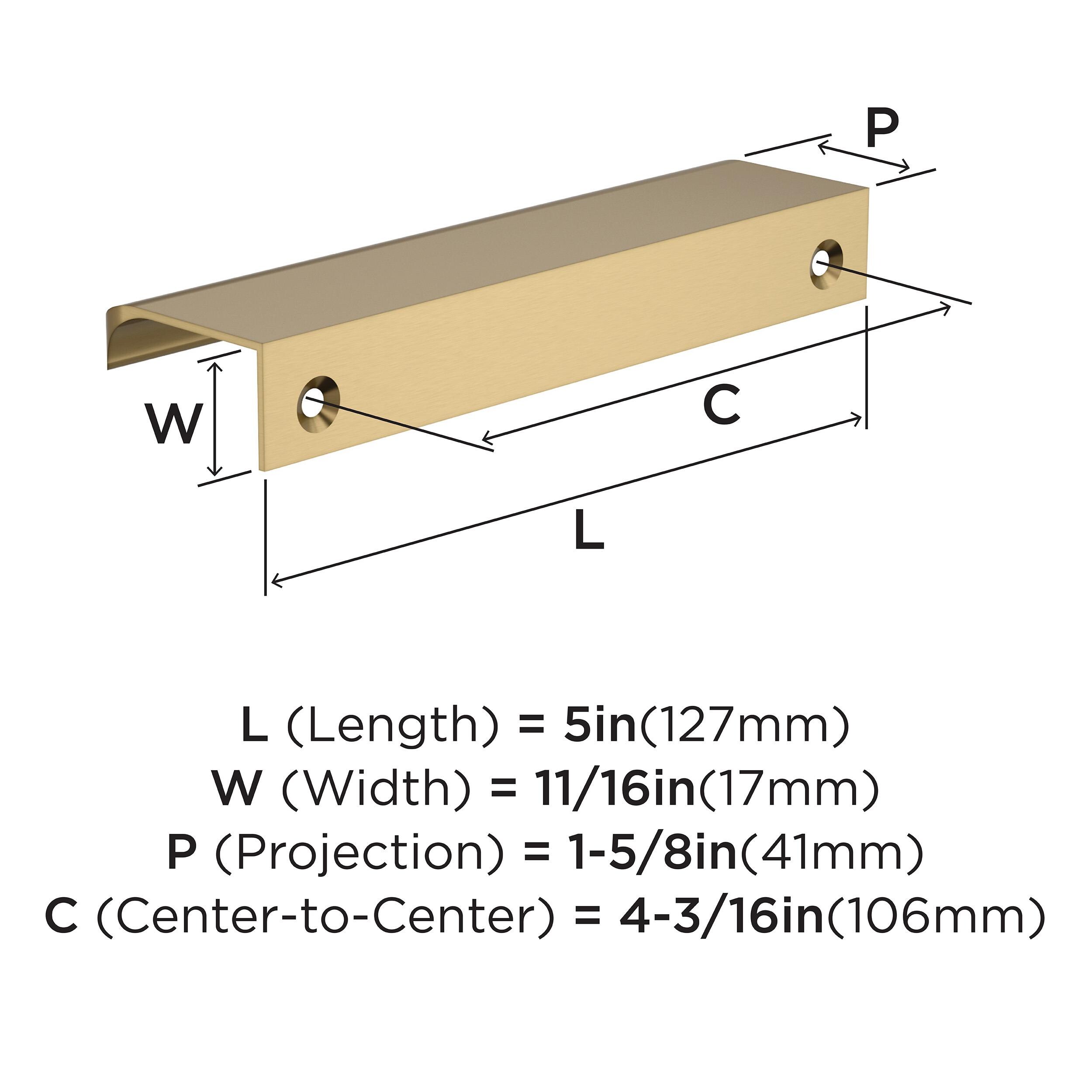 Amerock 10VMP37203CZ Cabinet-Pulls - View #4