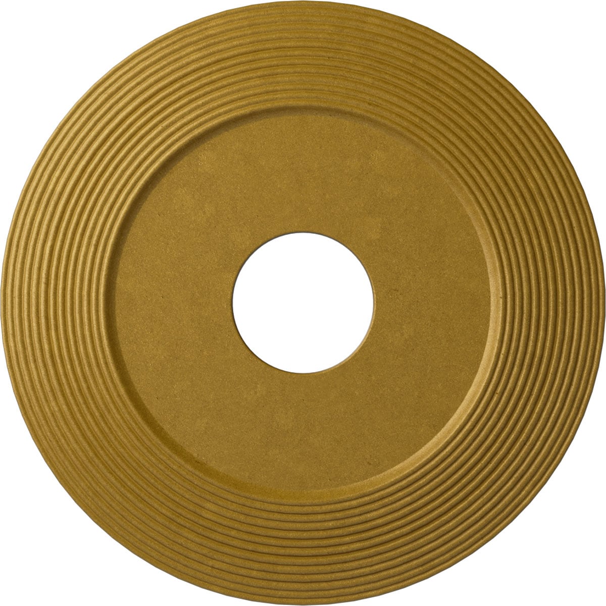Ekena Millwork CM16ADPGS Adonis 16.125-Inches W x 16.125-Inches L Painted Pharaohs Gold Polyurethane Whole Ceiling Medallion