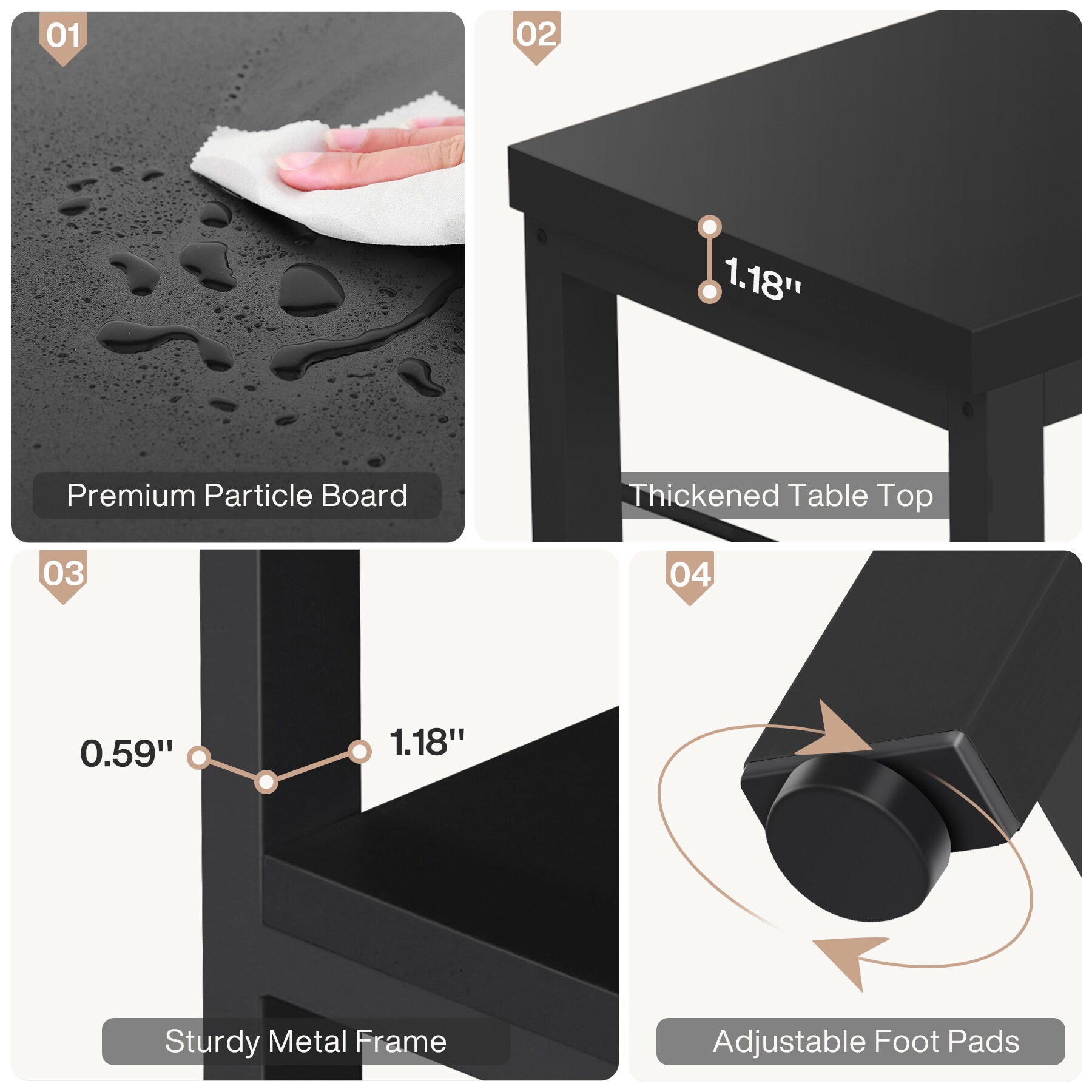 Fnova LWTJ-U0120 Console-Sofa-Tables - View #3