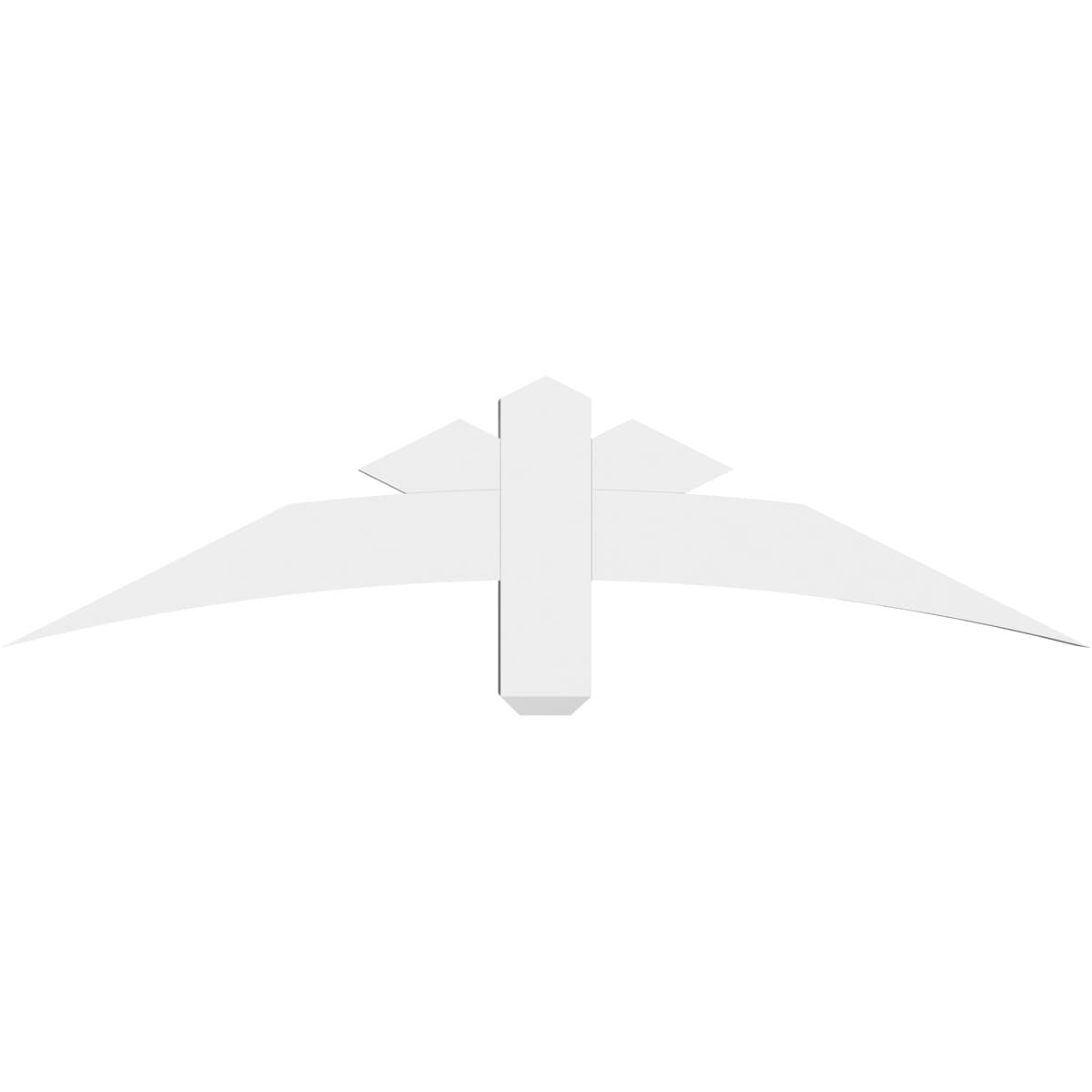 Ekena Millwork GBP048X12X0404ALB00 Exterior-Brackets-Braces - View #2