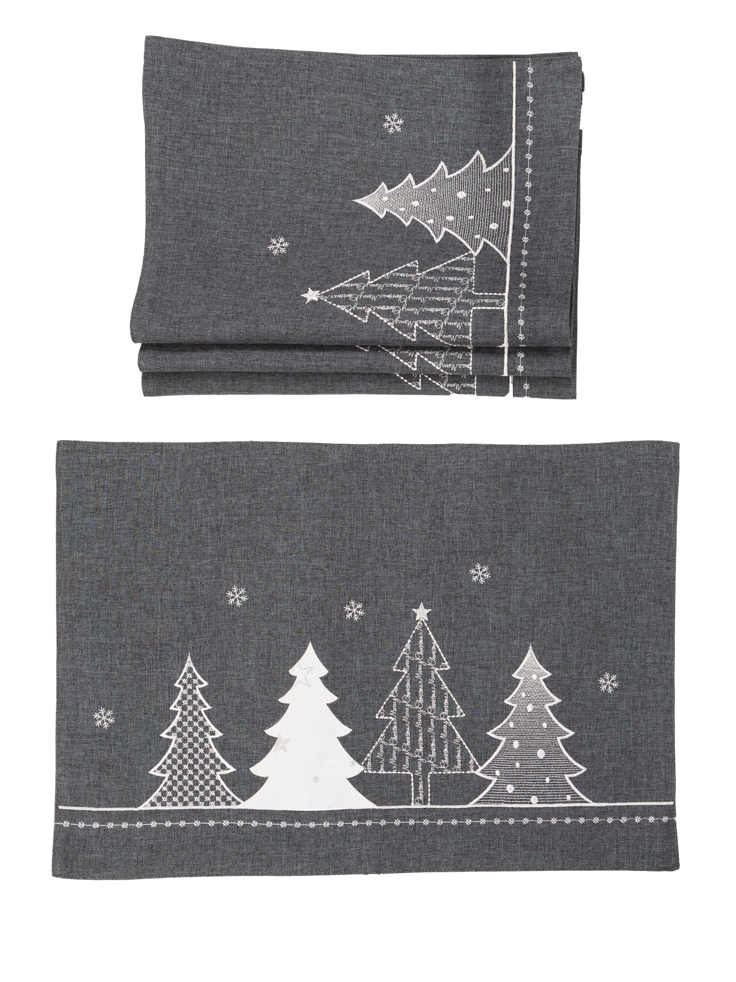 XIA Home Fashions XD189021420DARKGRAY 20-Inches Tabletop Decoration Christmas tree(s) 4 -Pack Christmas Decor