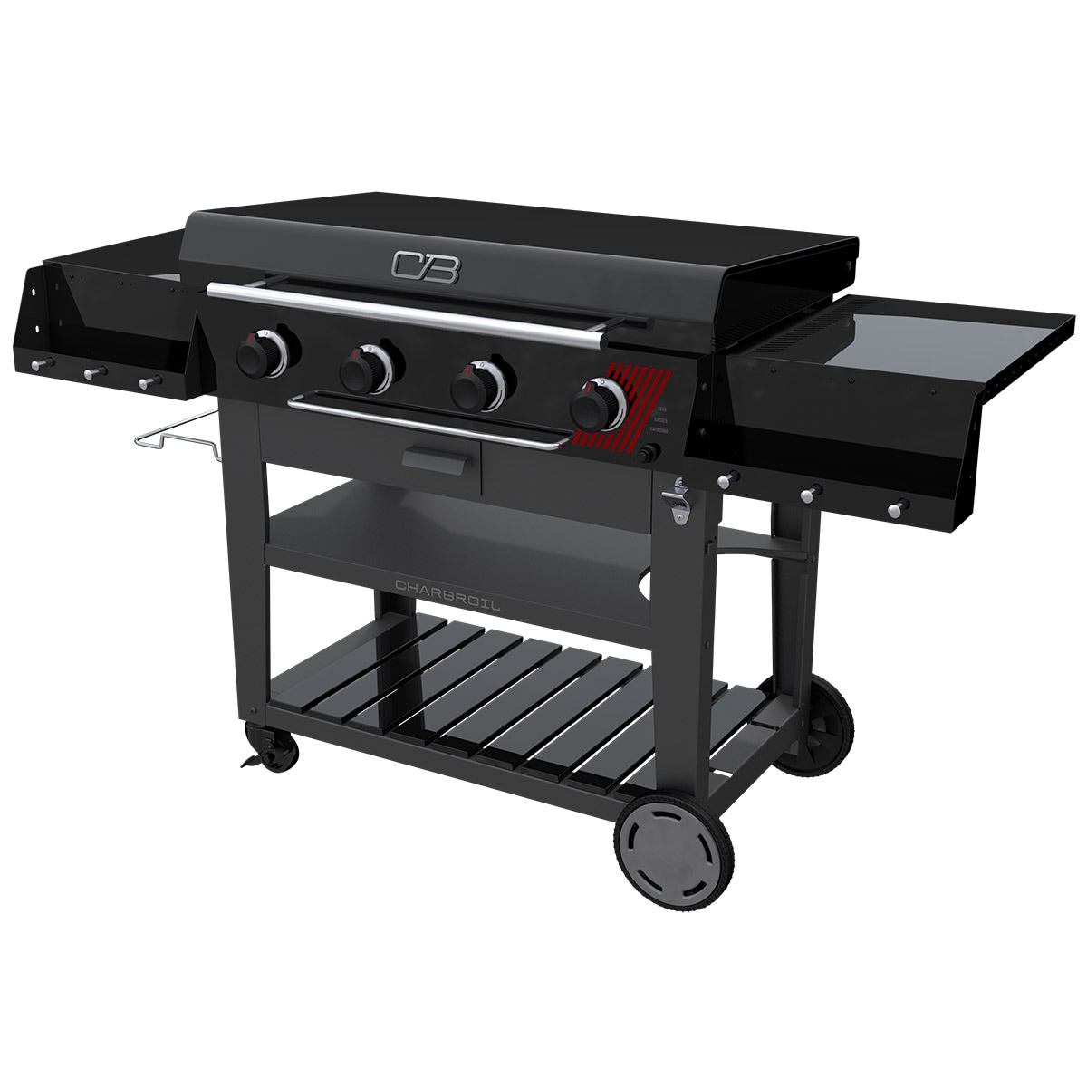 Char Broil 36 in Performance Griddle 4 Burner Liquid Propane Flat