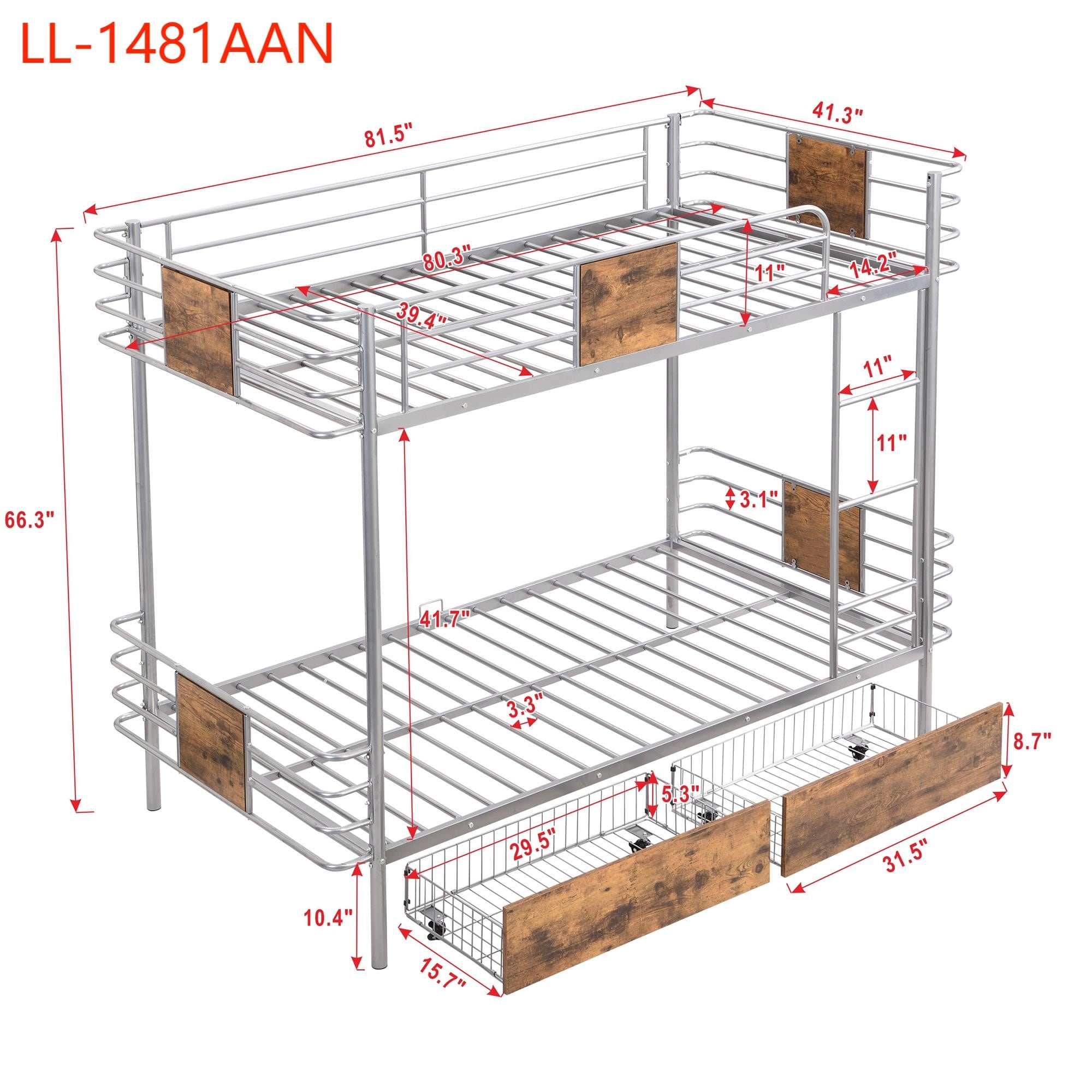 Yiekholo LL-1481AAN Bunk-Beds - View #8