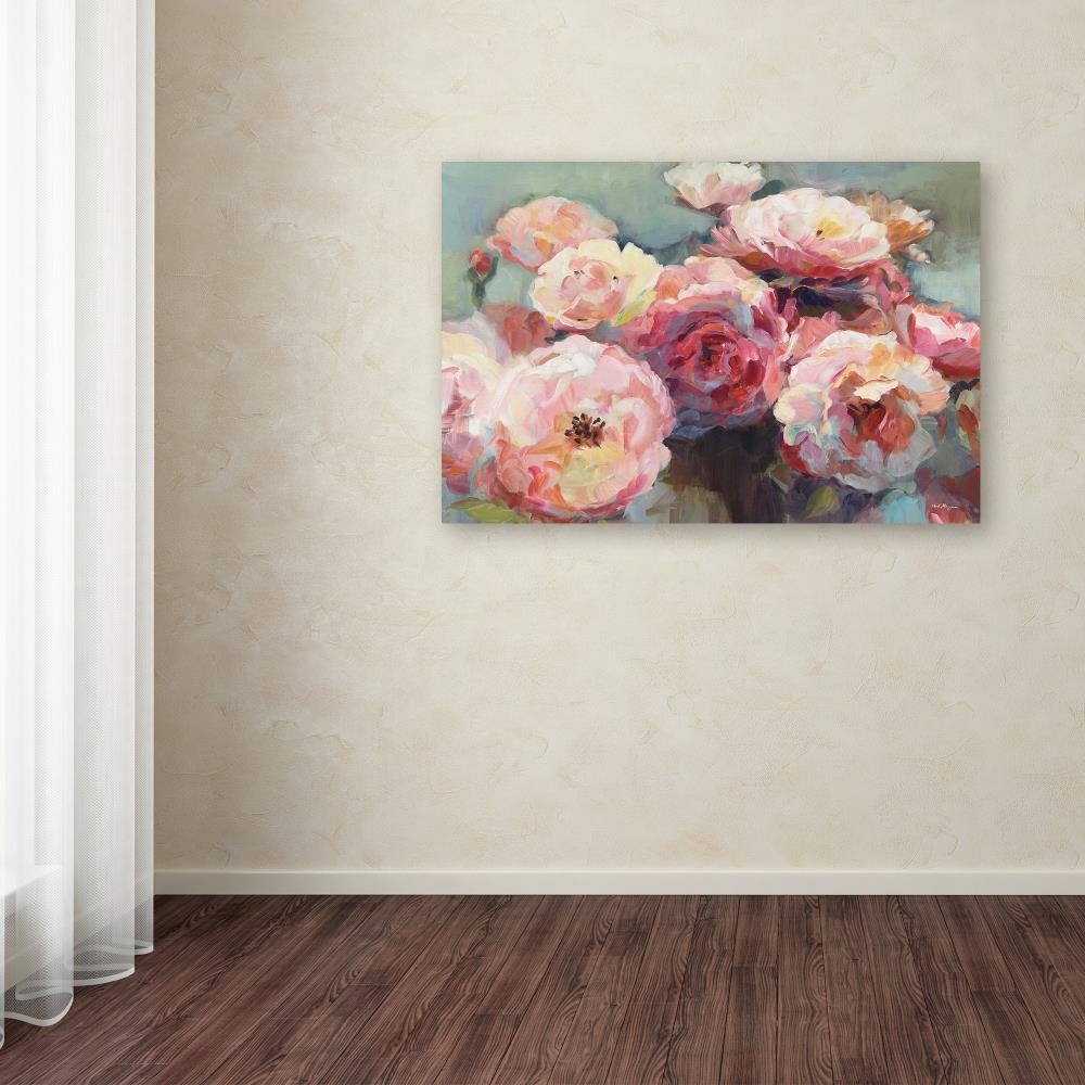 Trademark Fine Art Framed 16-in H x 24-in W Botanical Print on Canvas ...