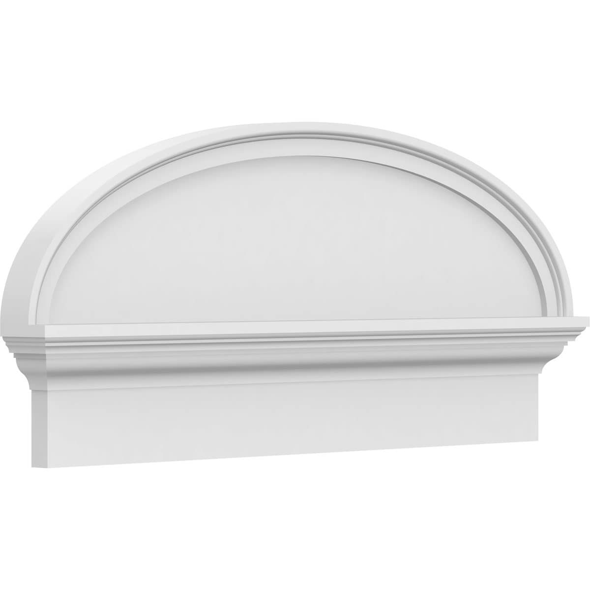 Ekena Millwork PEDPC032X150ELL00 32-in W x 14.875-in L PVC Pediment