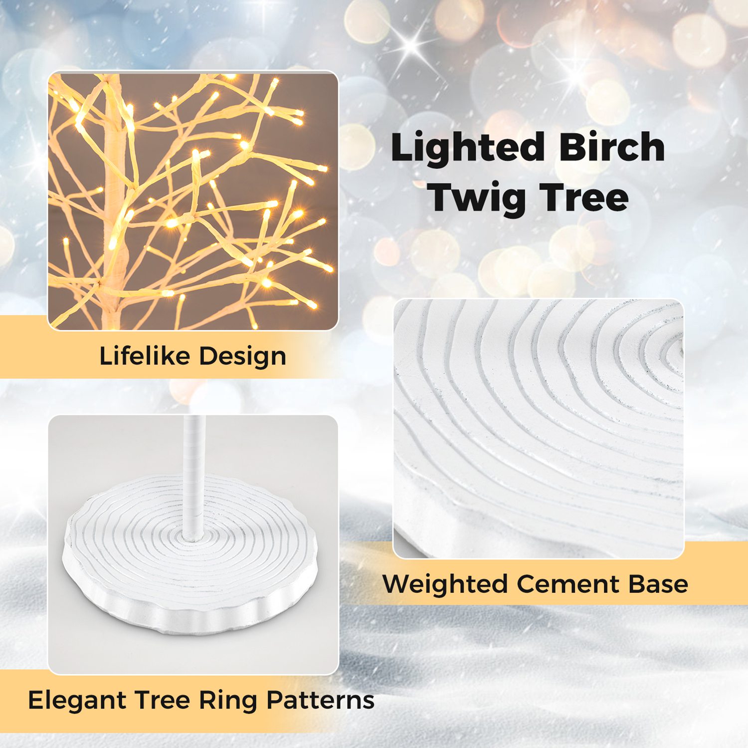 Costway CSHY003041 Artificial-Christmas-Trees - View #5