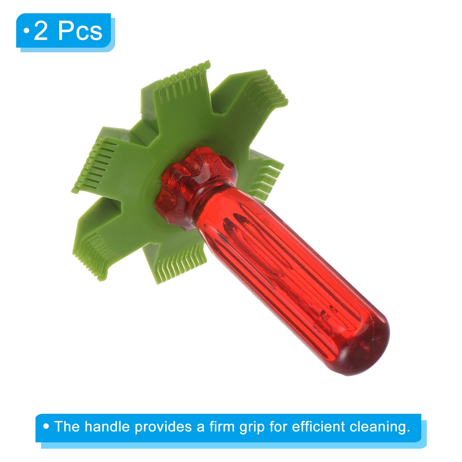 PATIKIL 3.2 Inch Air Conditioner Fin Comb 2 Pcs AC Coil Cleaner