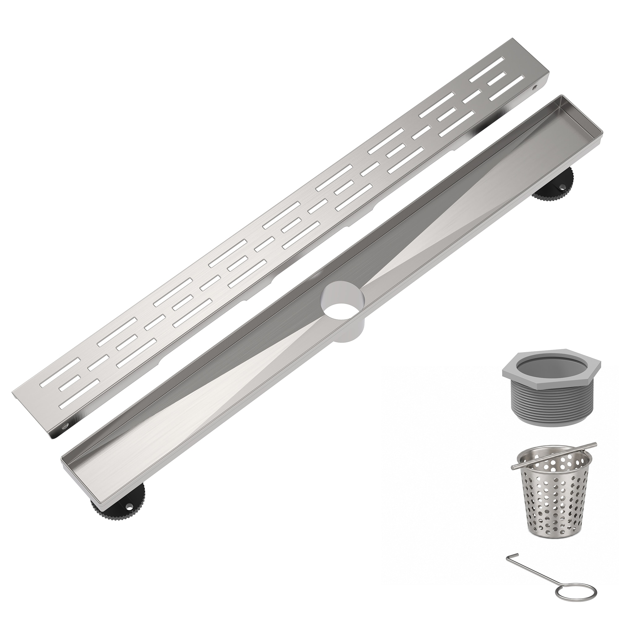 BWE - Dreamline 28" 304SS Liner Shower Drain BN with Flange