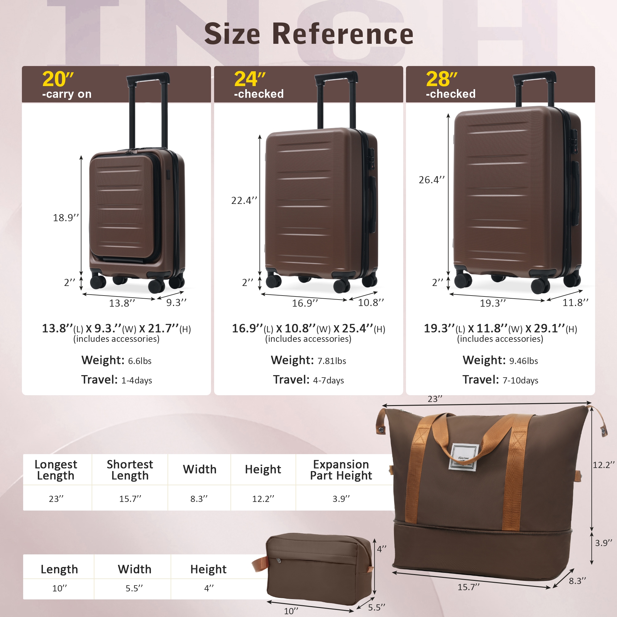 LUXEYARD DS-Y-YC-483 Luggage-And-Luggage-Sets - View #2