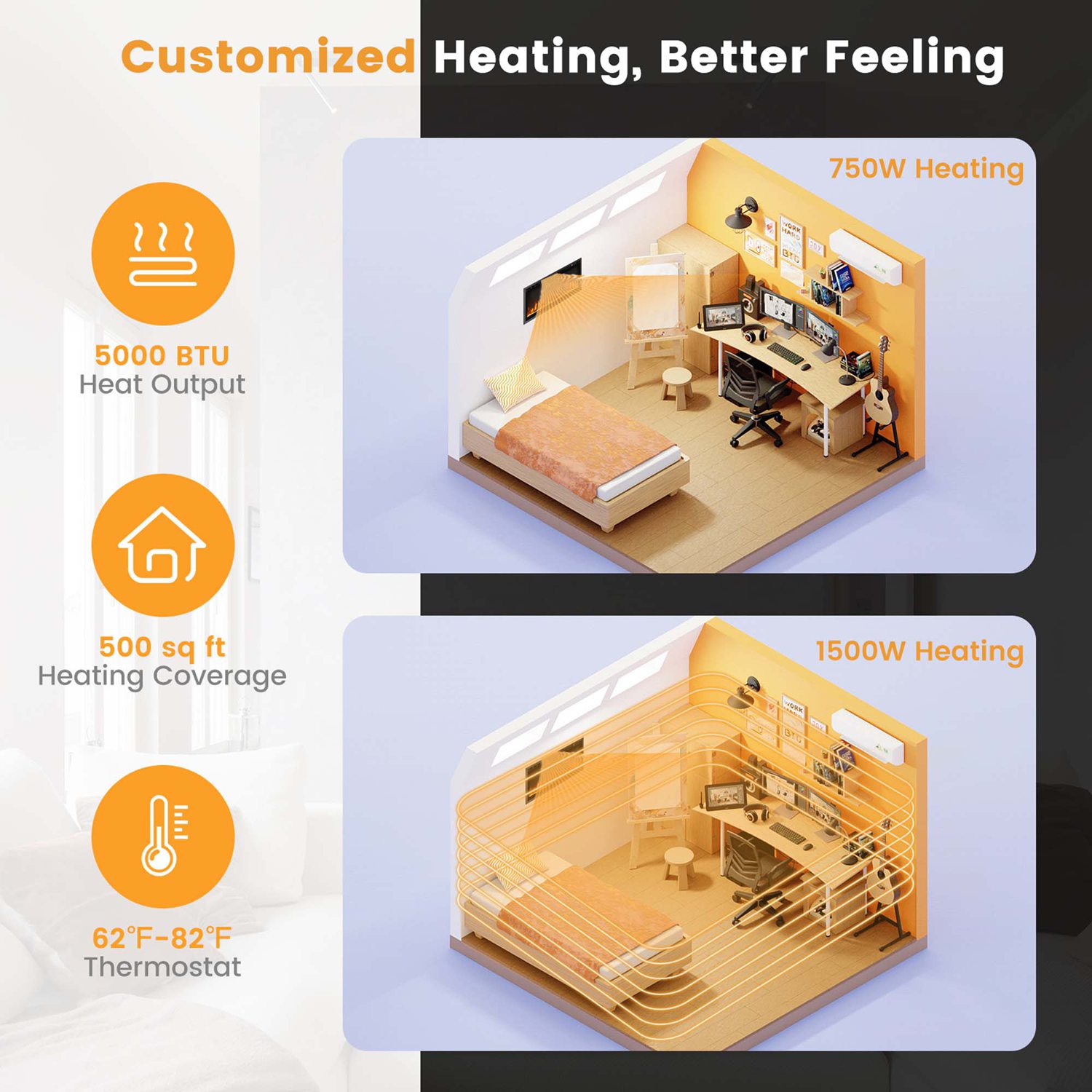 Costway CSHY002051 Electric-Fireplaces - View #8