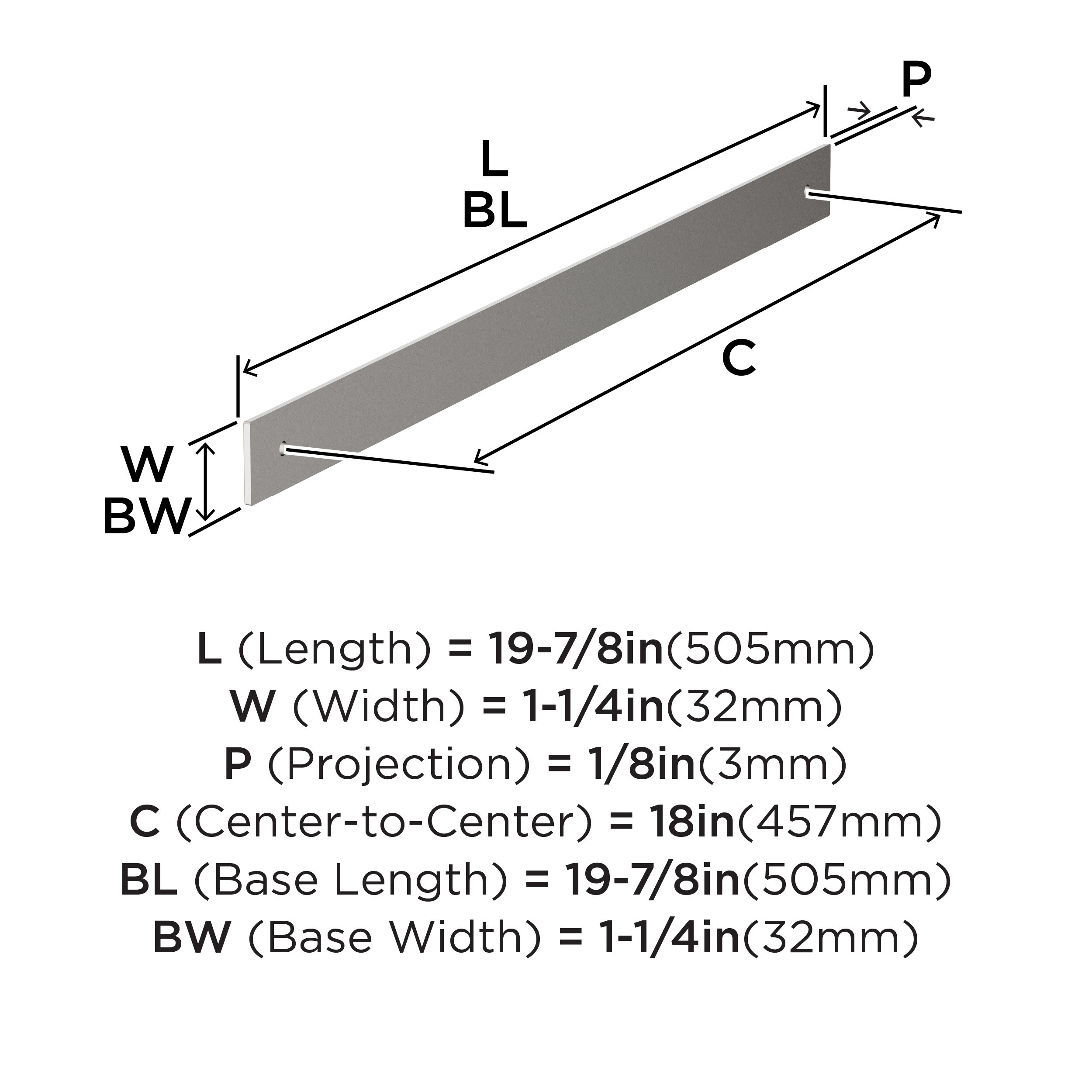 Amerock BP37770PN Drawer-Hardware - View #4