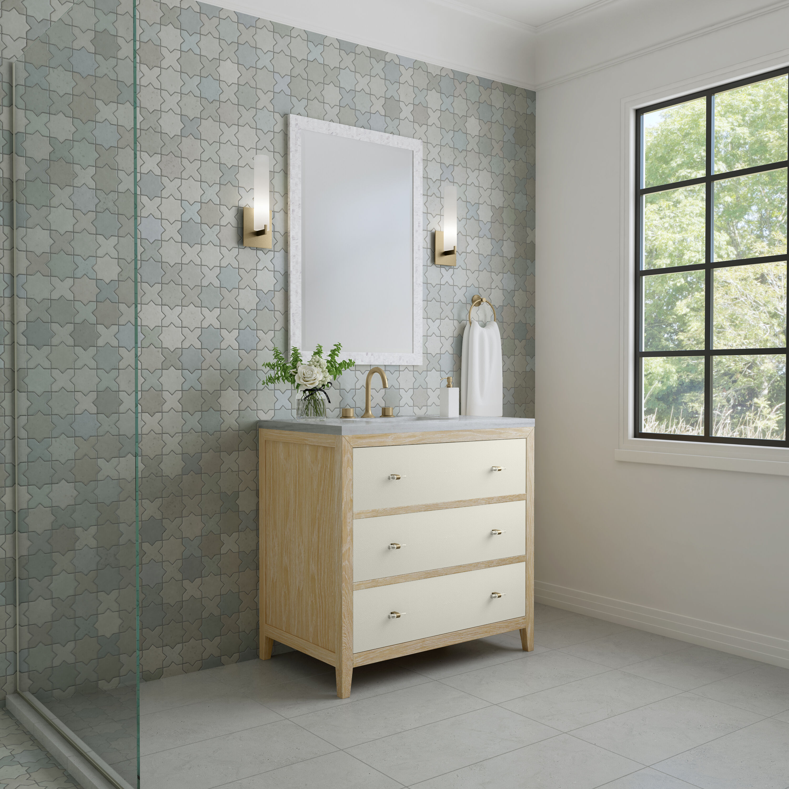James Martin Vanities D604-V36-SHG-3AF Bath-Vanity-Combo - View #3