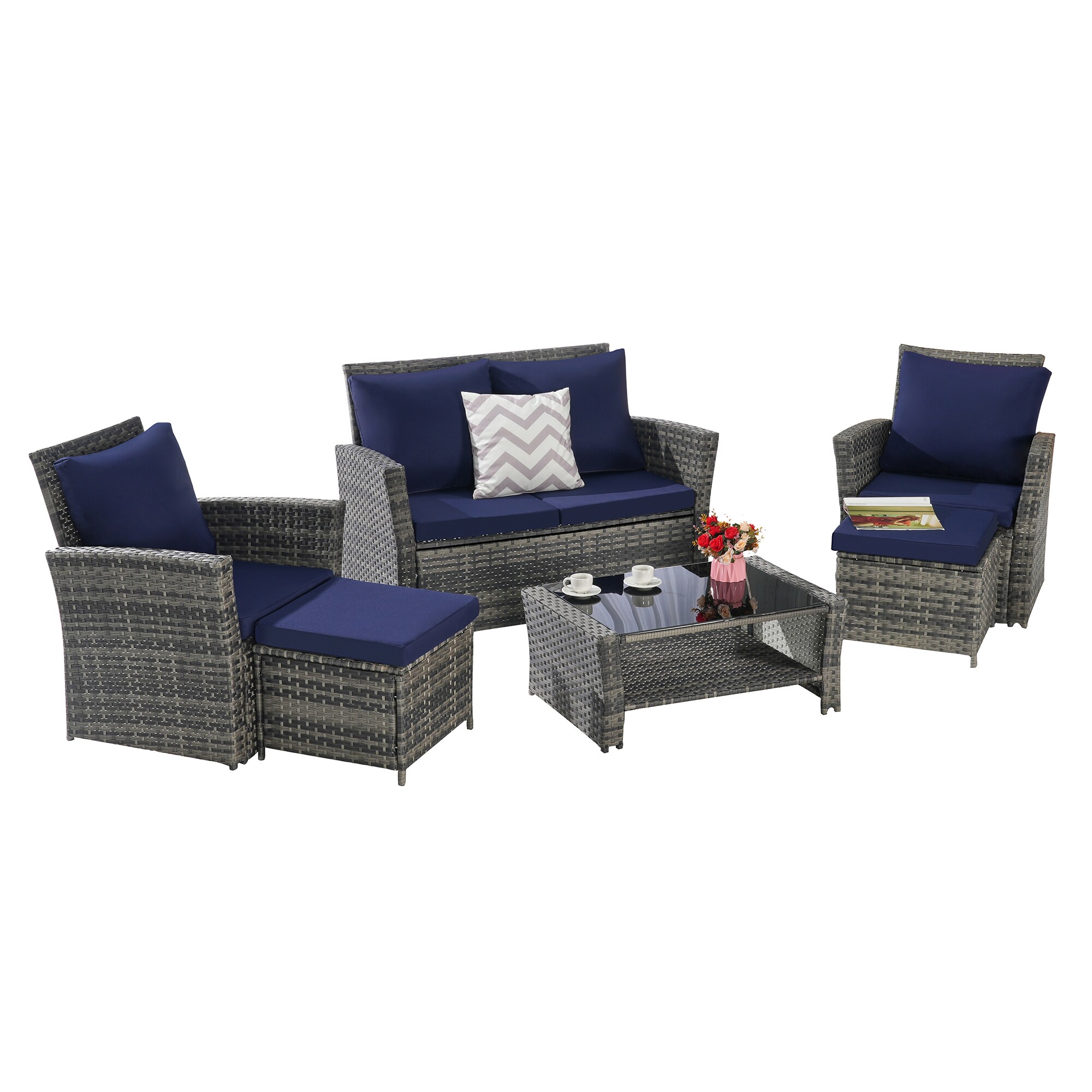 SINOFURN SYB670038NY Patio-Conversation-Sets - View #7
