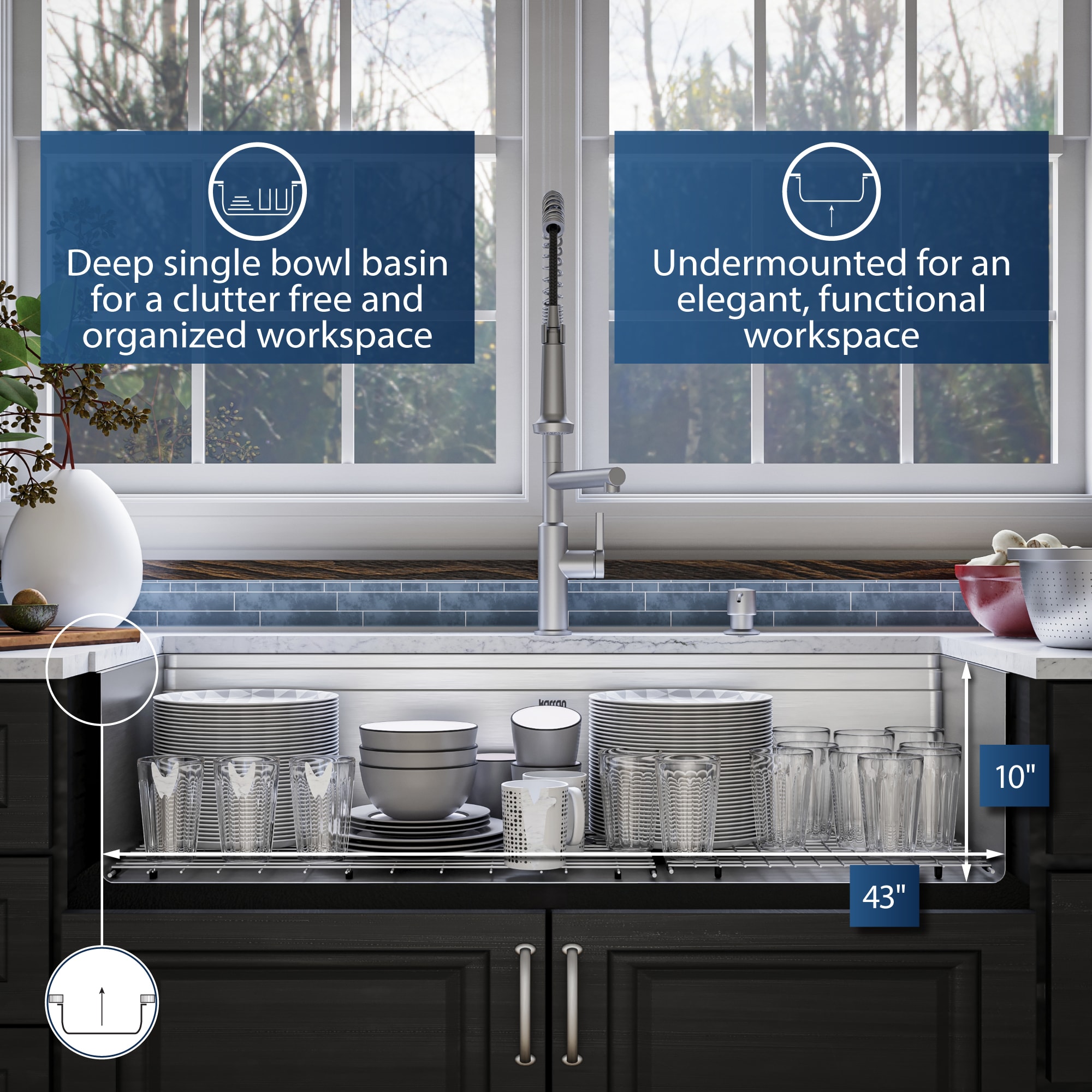 Karran WS-90-PK1 Kitchen-Sinks - View #8