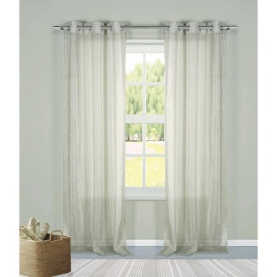Metallico Window Curtain Set Curtains Ds At Com - Home Decorators Collection Curtain Rod Installation