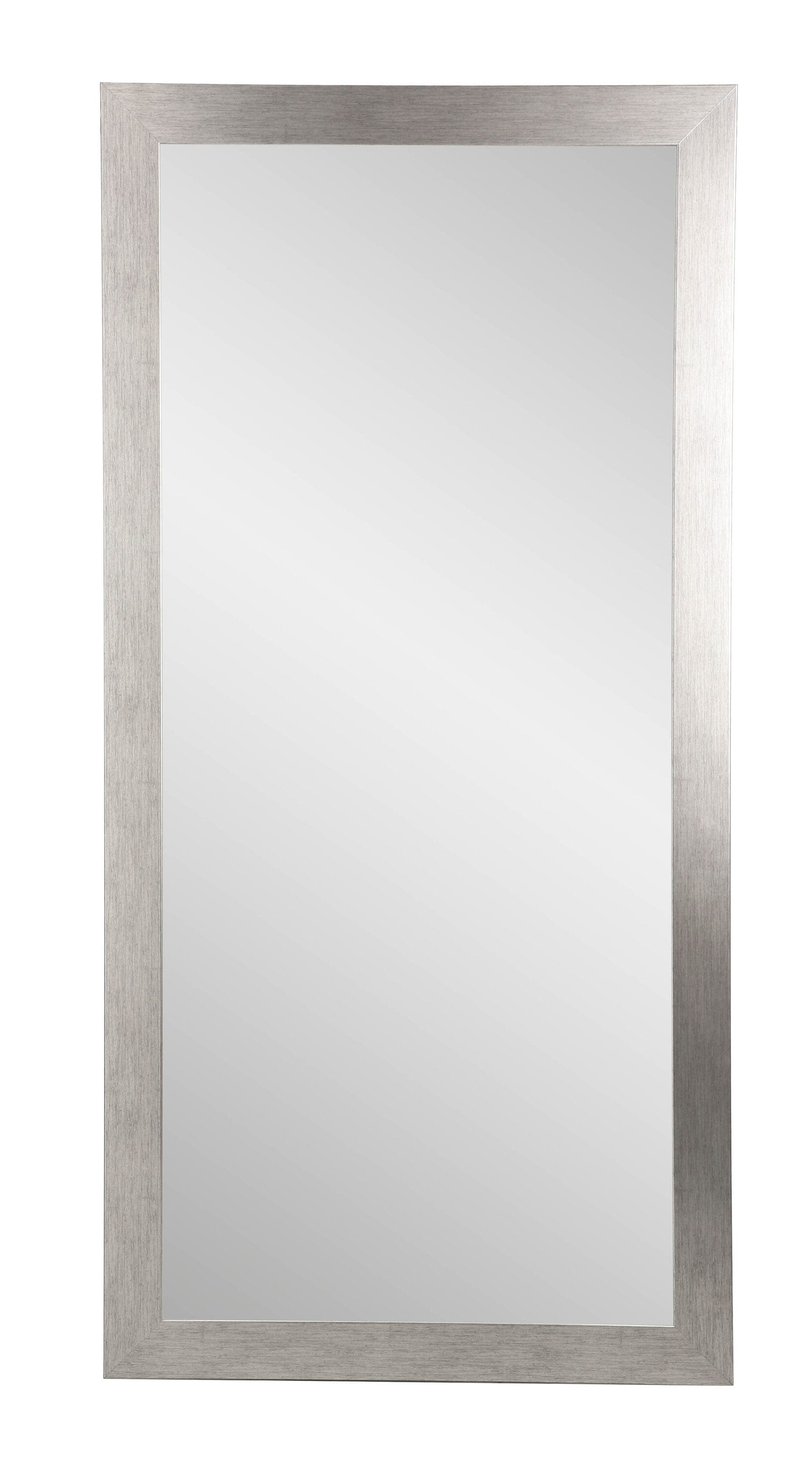 BrandtWorks BM004TS 32-Inches W x 66.0-Inches H Rectangle Silver/Brushed Framed Full Length Lighted Wall Mirror