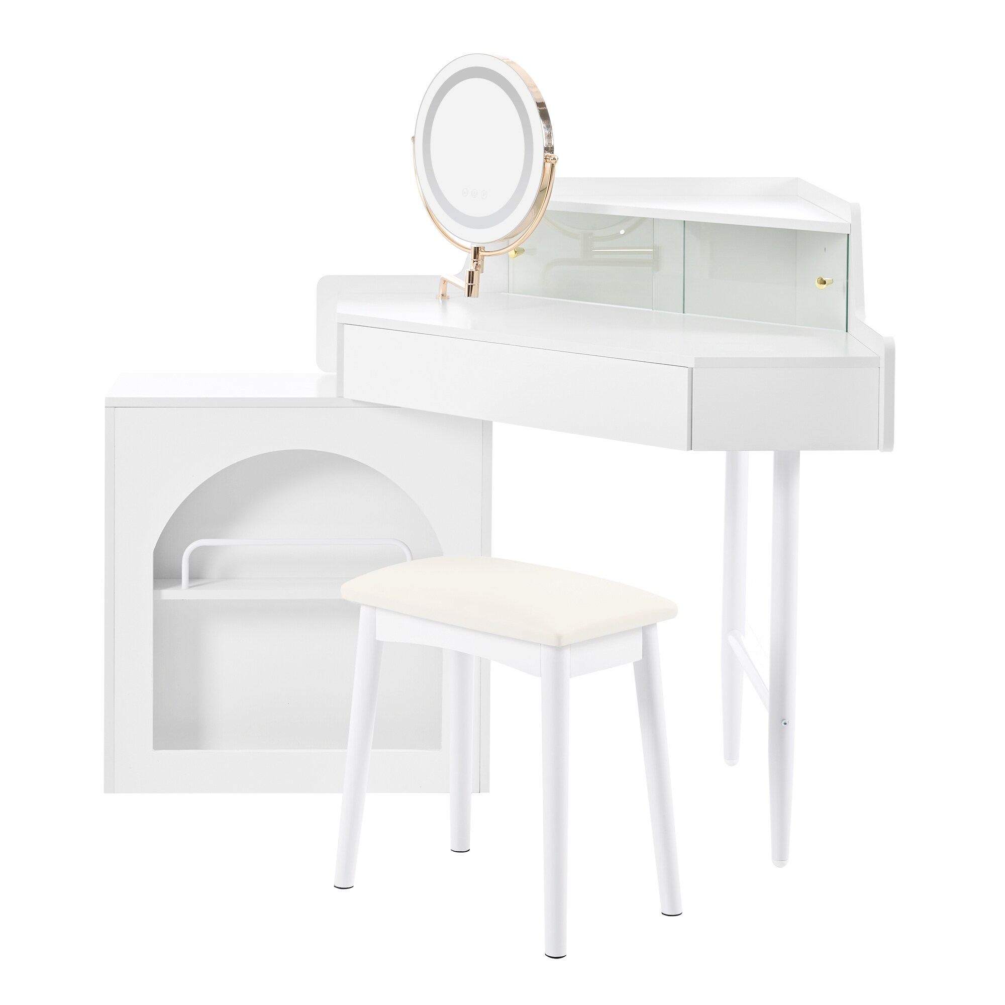 SINOFURN SYD250021WT Bedroom-Vanities - View #14