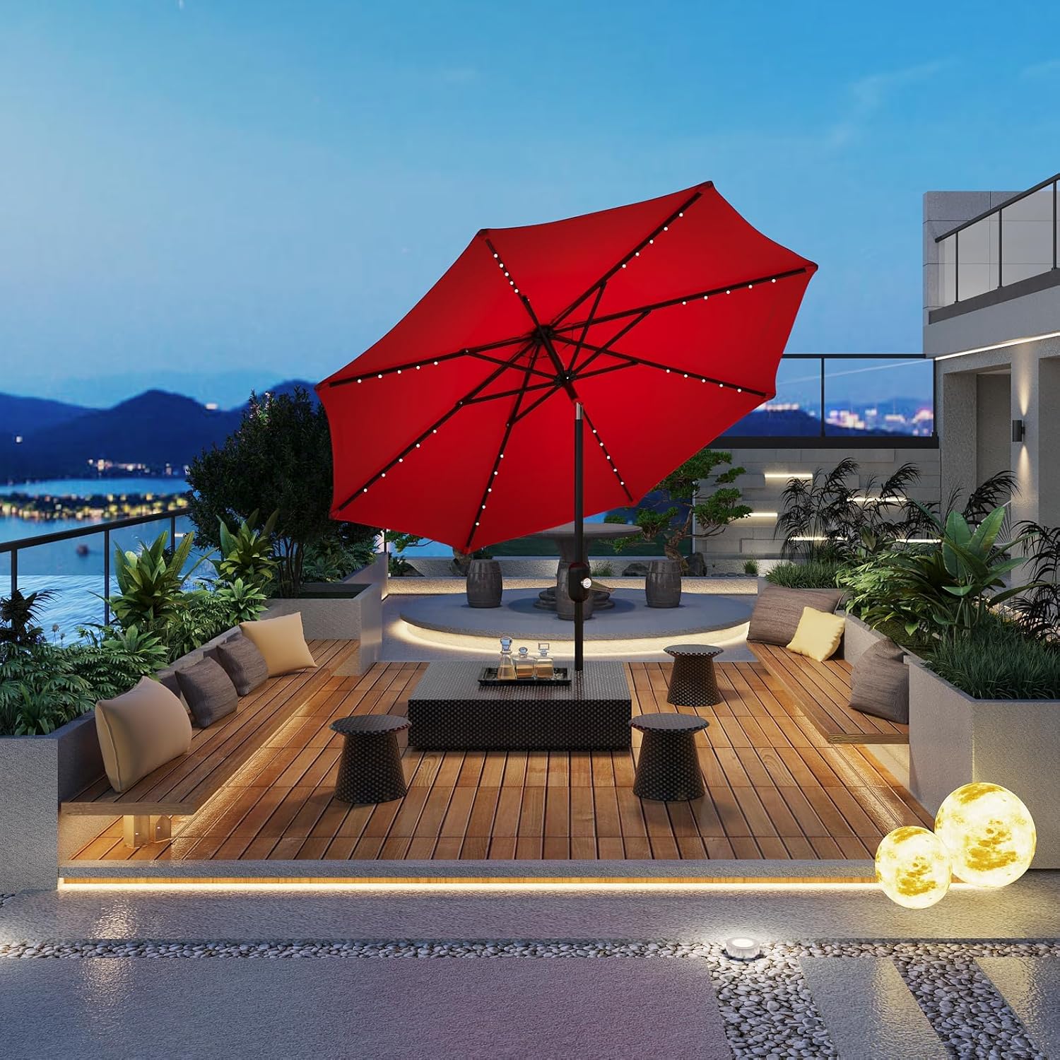 Qeetex PATIO-PPGK8BS Umbrellas-2 - View #7