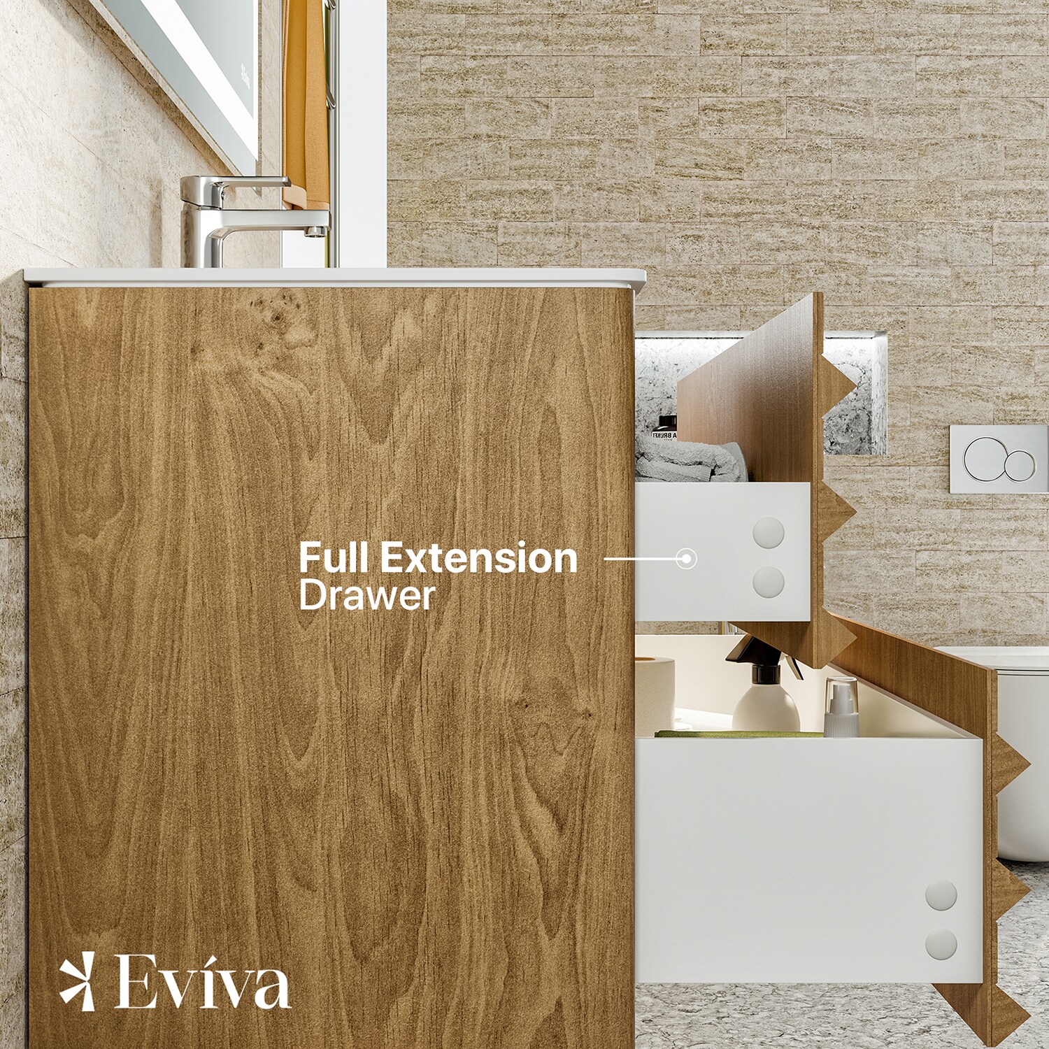 Eviva EVVN126-32OAK Bath-Vanity-Combo - View #5