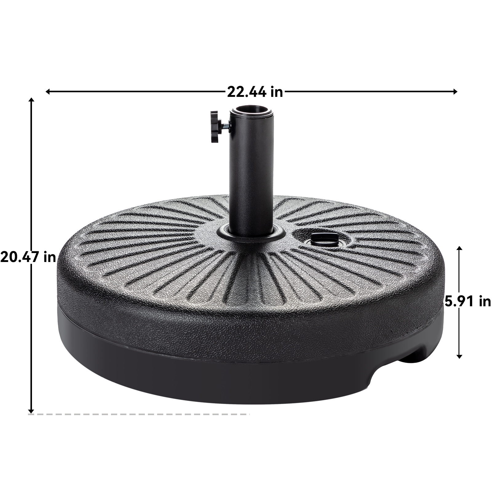 VOUA UXDZ-BK Umbrella-Bases - View #2