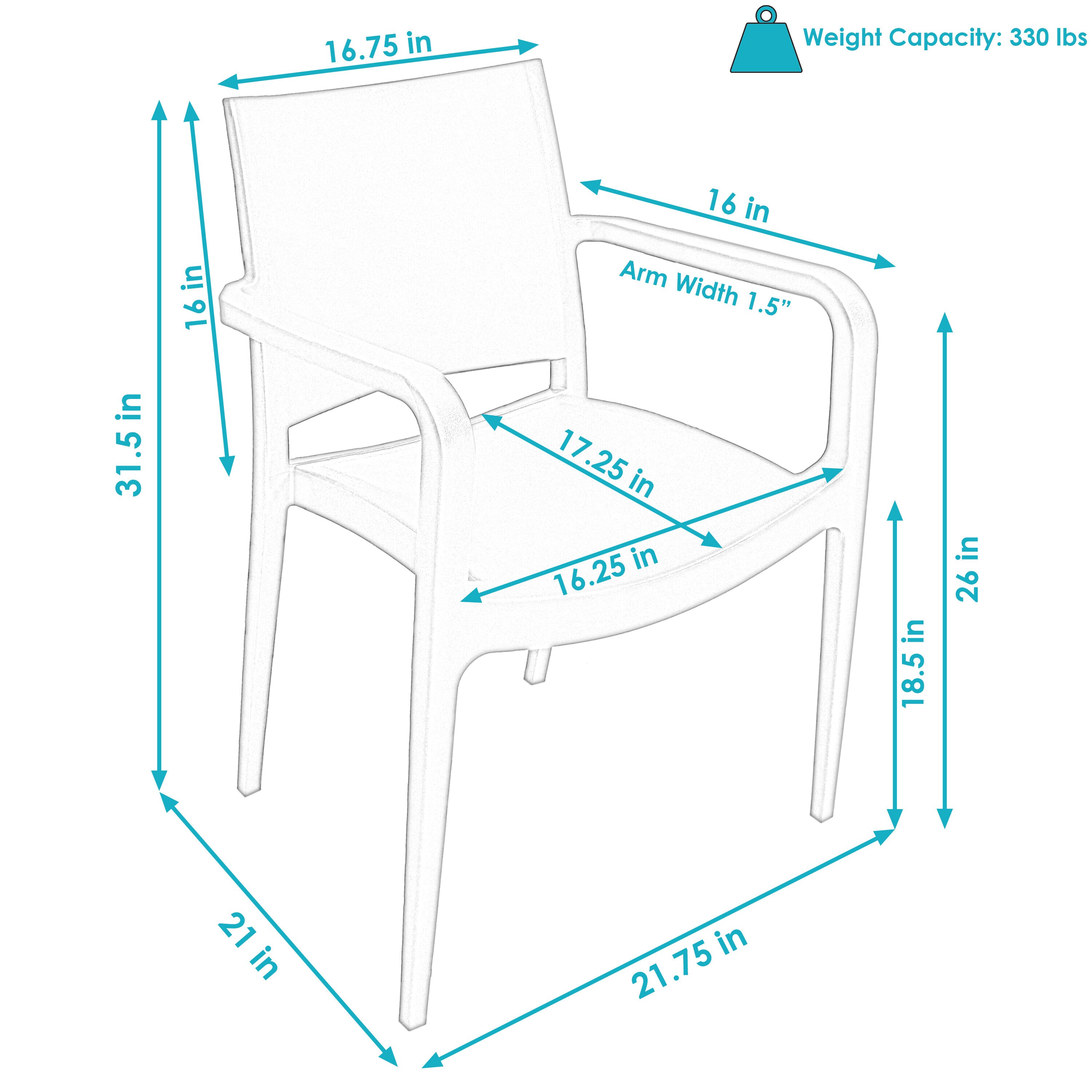 Sunnydaze Decor TLA-155-2PK Patio-Chairs - View #5