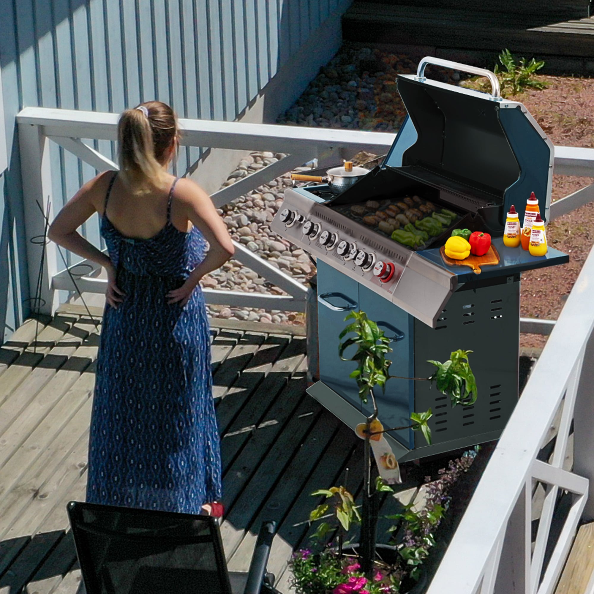 Royal Gourmet GA5403B Gas-Grill - View #4