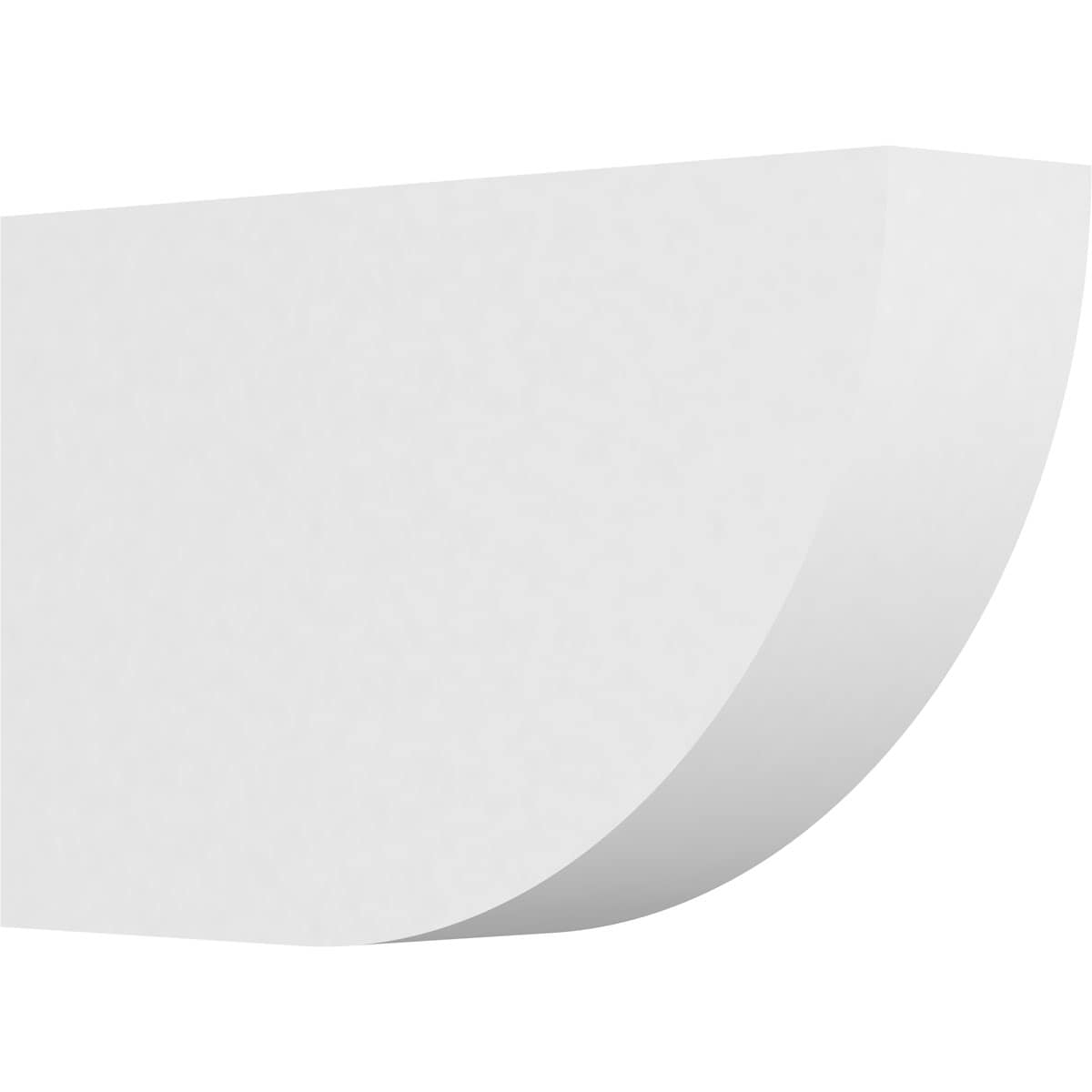 Ekena Millwork RFTP04X10X16DUR Standard Durham 4-in X 10-in X 16-in White PVC Rafter tail