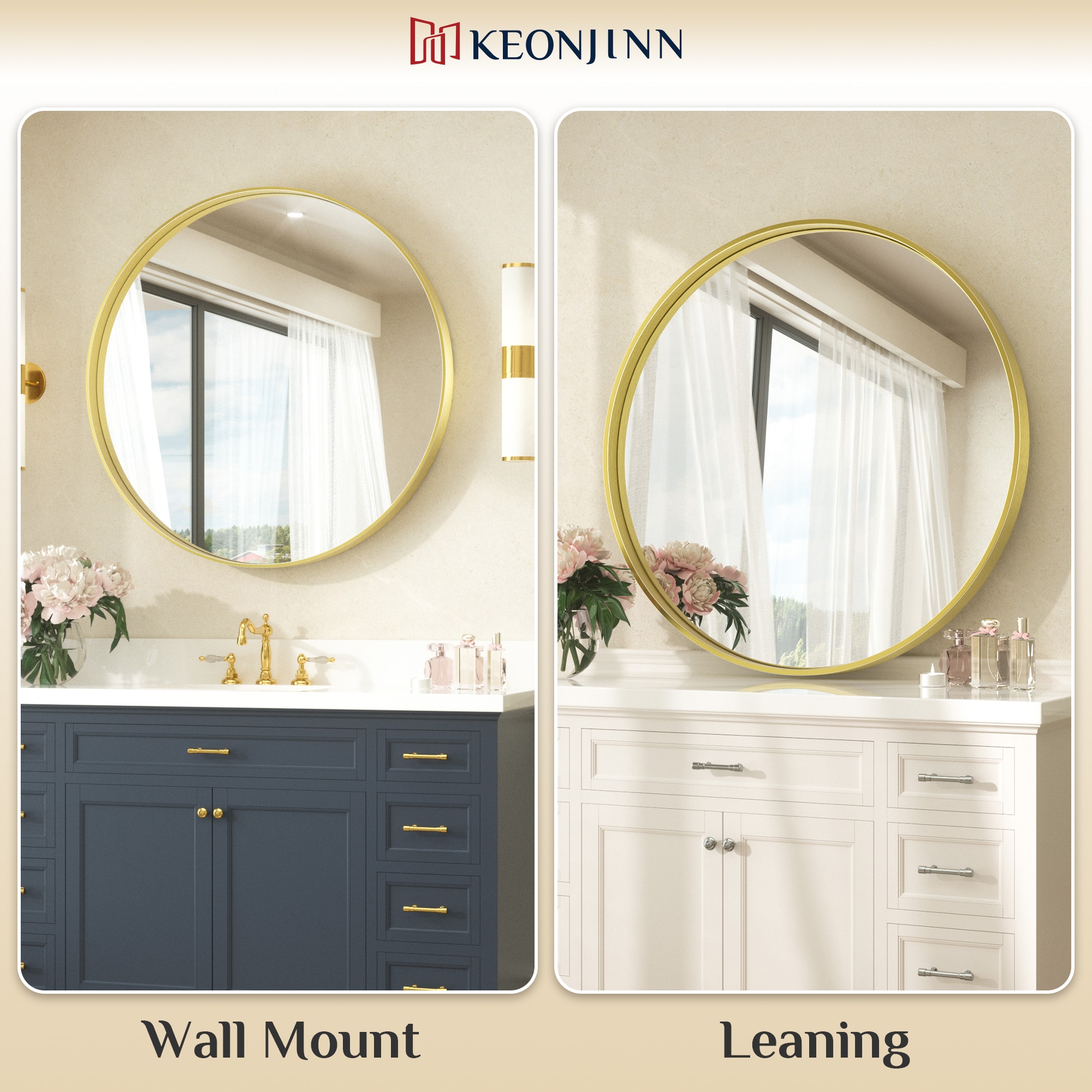 Keonjinn LW-JZ-YXJSK-R60GD Decor-Mirrors - View #7
