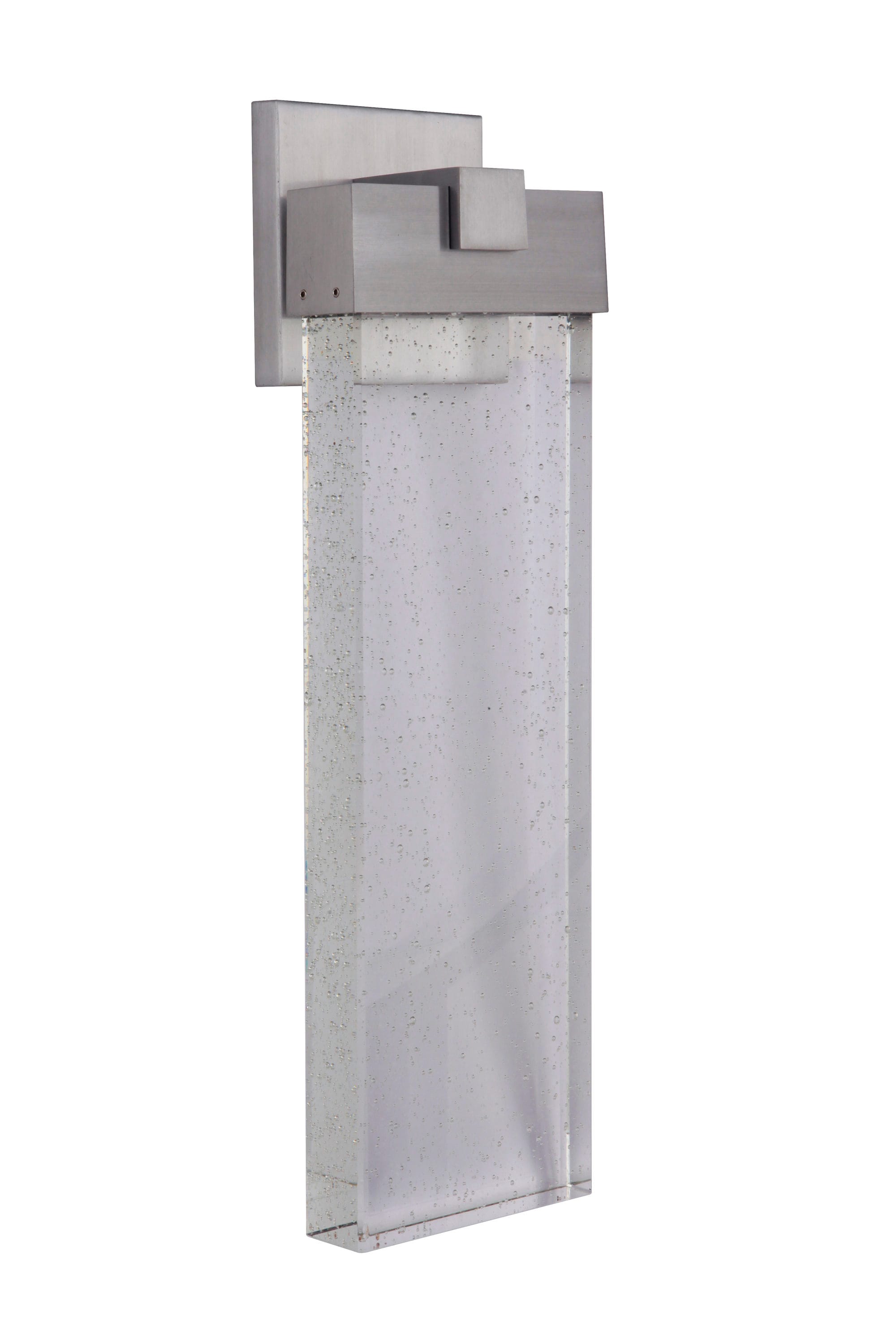 Craftmade Z1624-SA-LED Aria 23-in H Satin Nickel Hardwired Integrated LED Outdoor Wall Light
