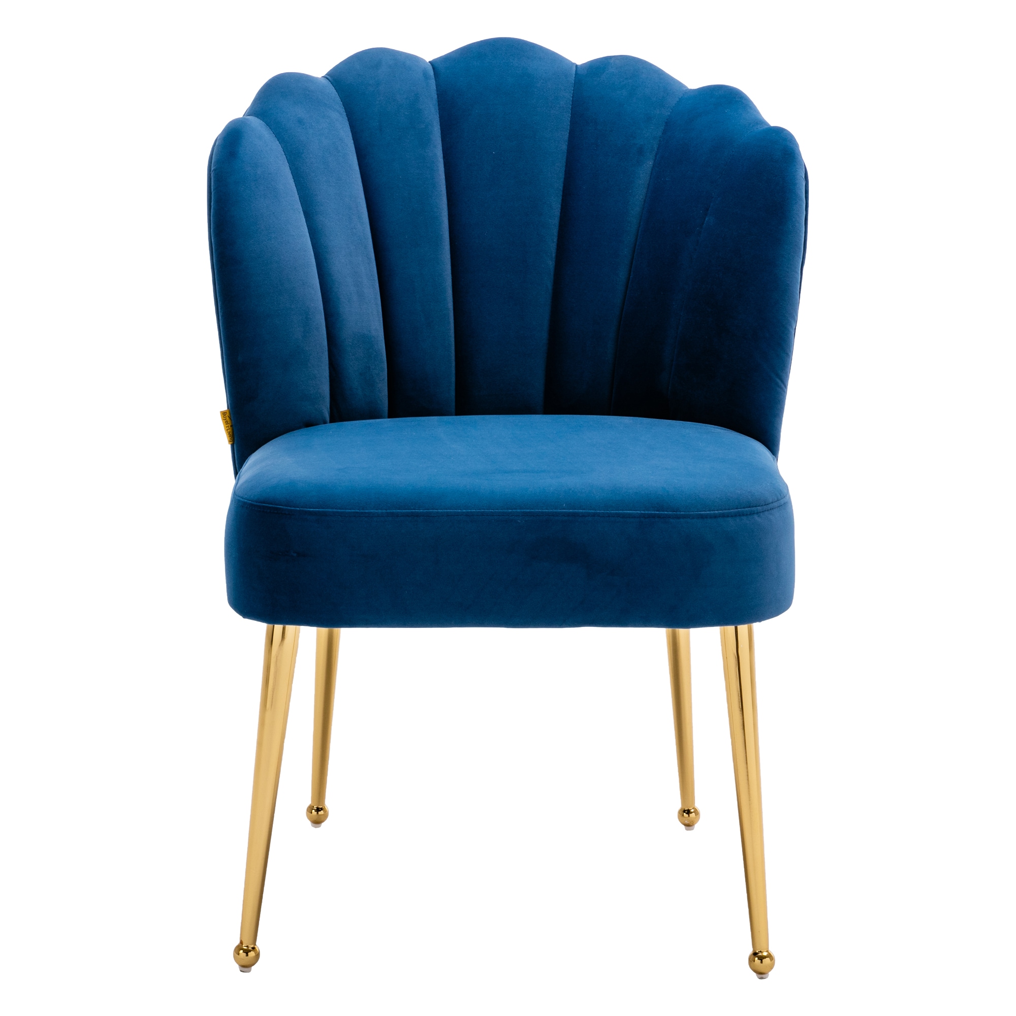 Velvet discount seashell chair