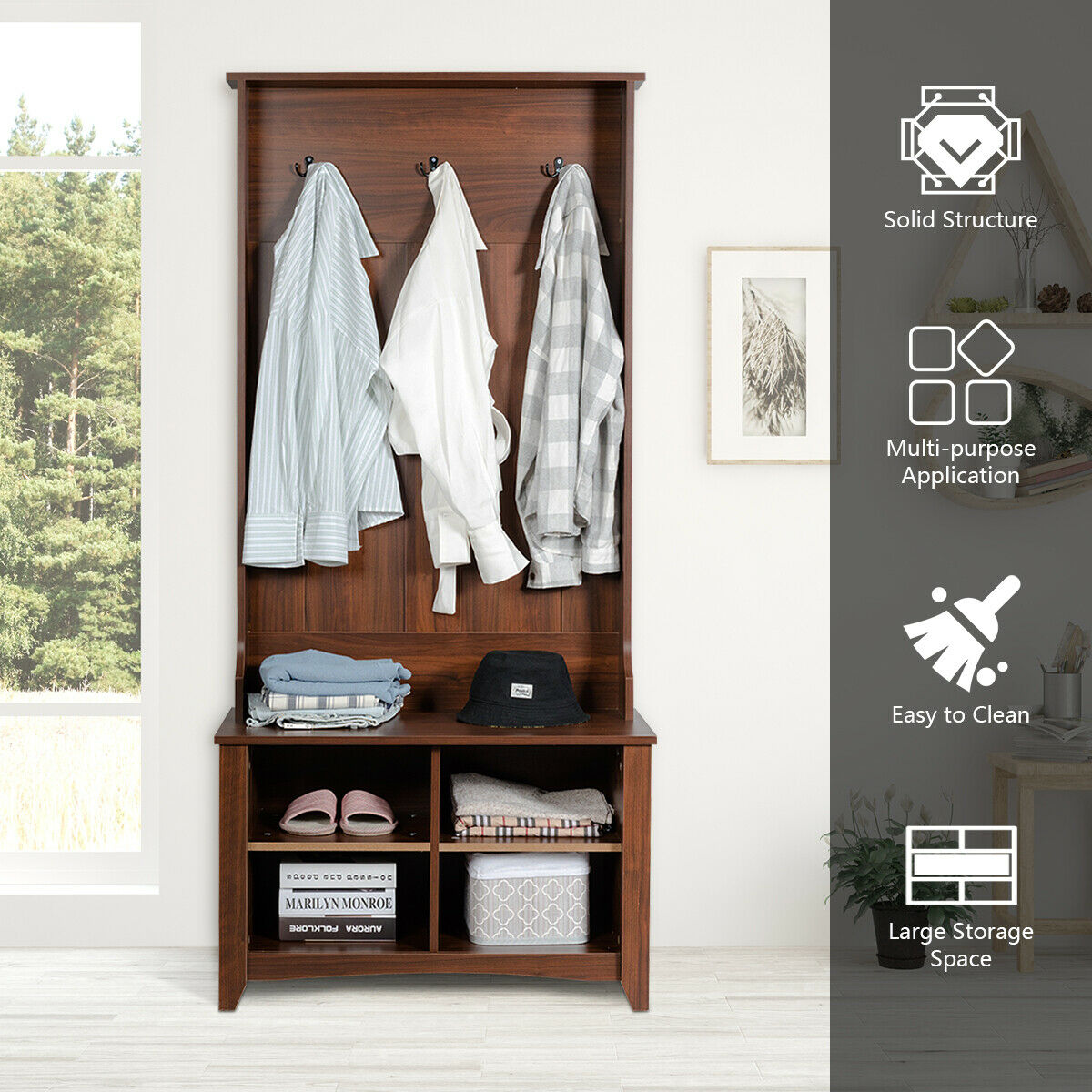 Costway GYM03687 Coatrack-Stands-Pedestals - View #5