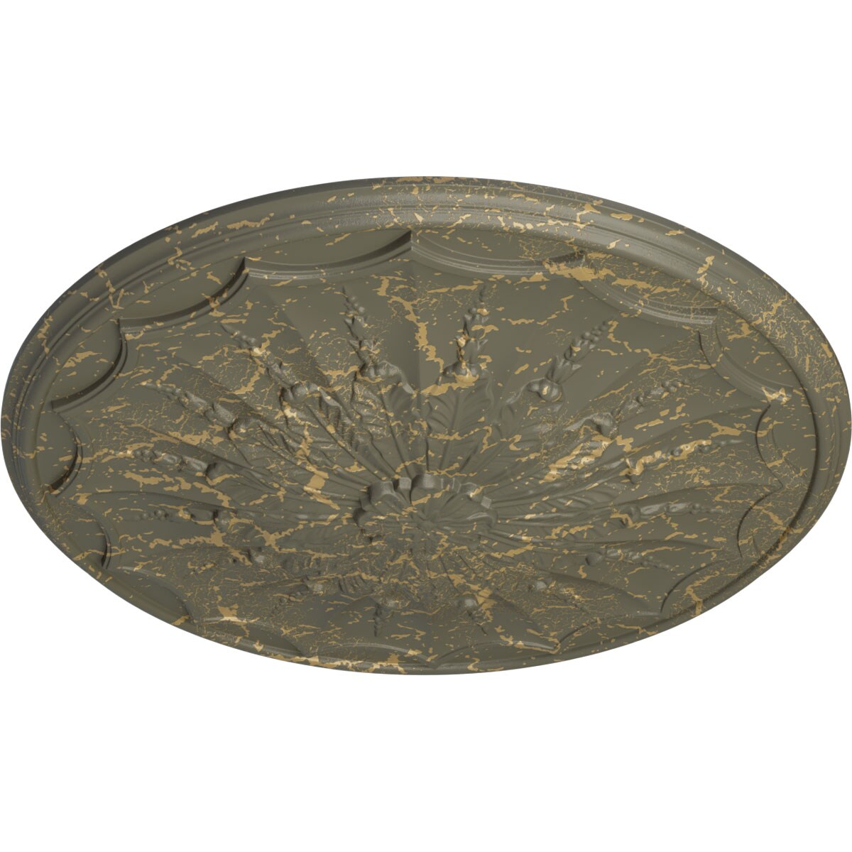 Ekena Millwork CM27ARWHC Ceiling-Medallions - View #2