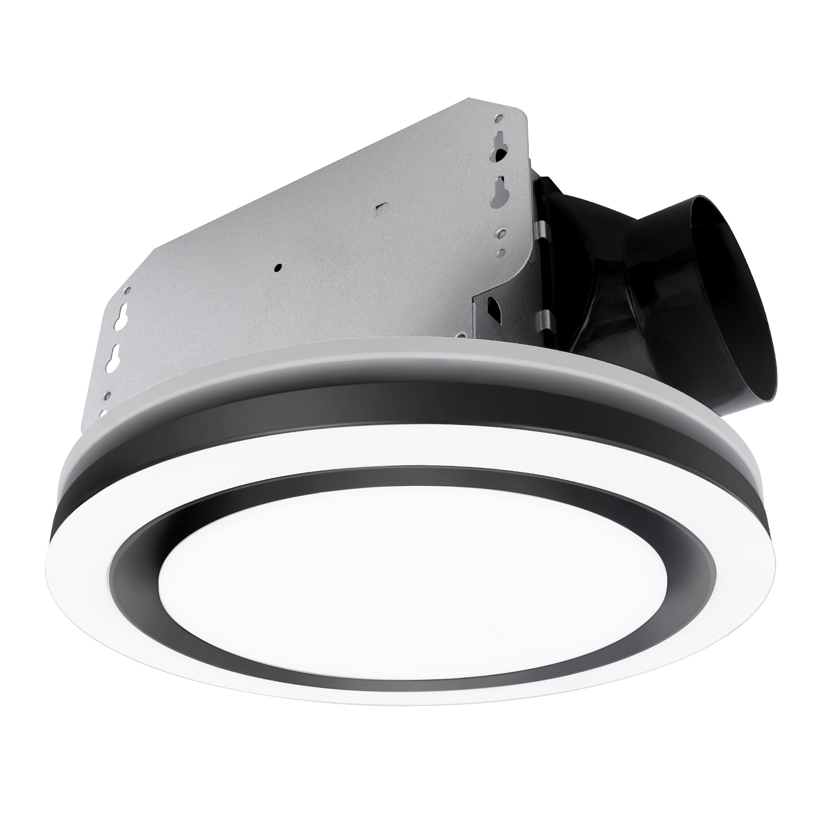 Akicon AK1390N3-B 1.5-Sones 90-CFM Matte Black Decorative Lighted Bathroom fan (ENERGY STAR Certified)