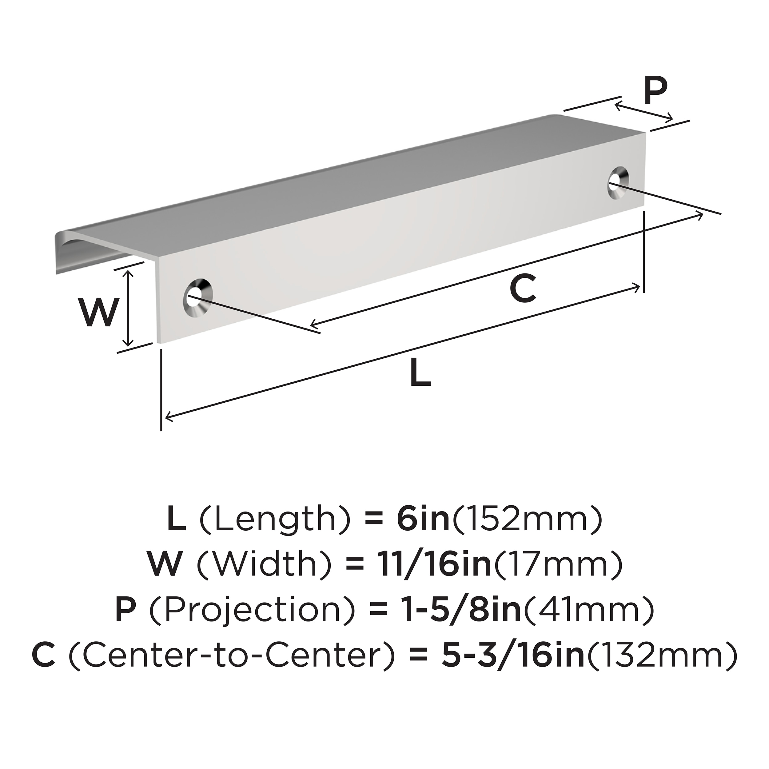 Amerock 10VMP3720426 Cabinet-Pulls - View #4