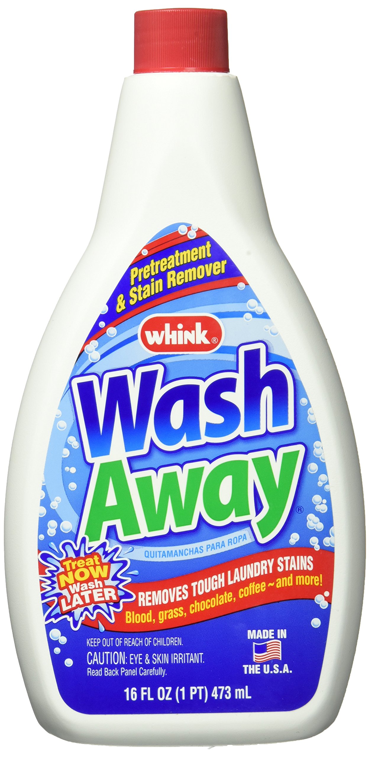 Whink  - Wash Away Laundry Stain Remover for Tough Laundry Stains - 16oz 6 Pack