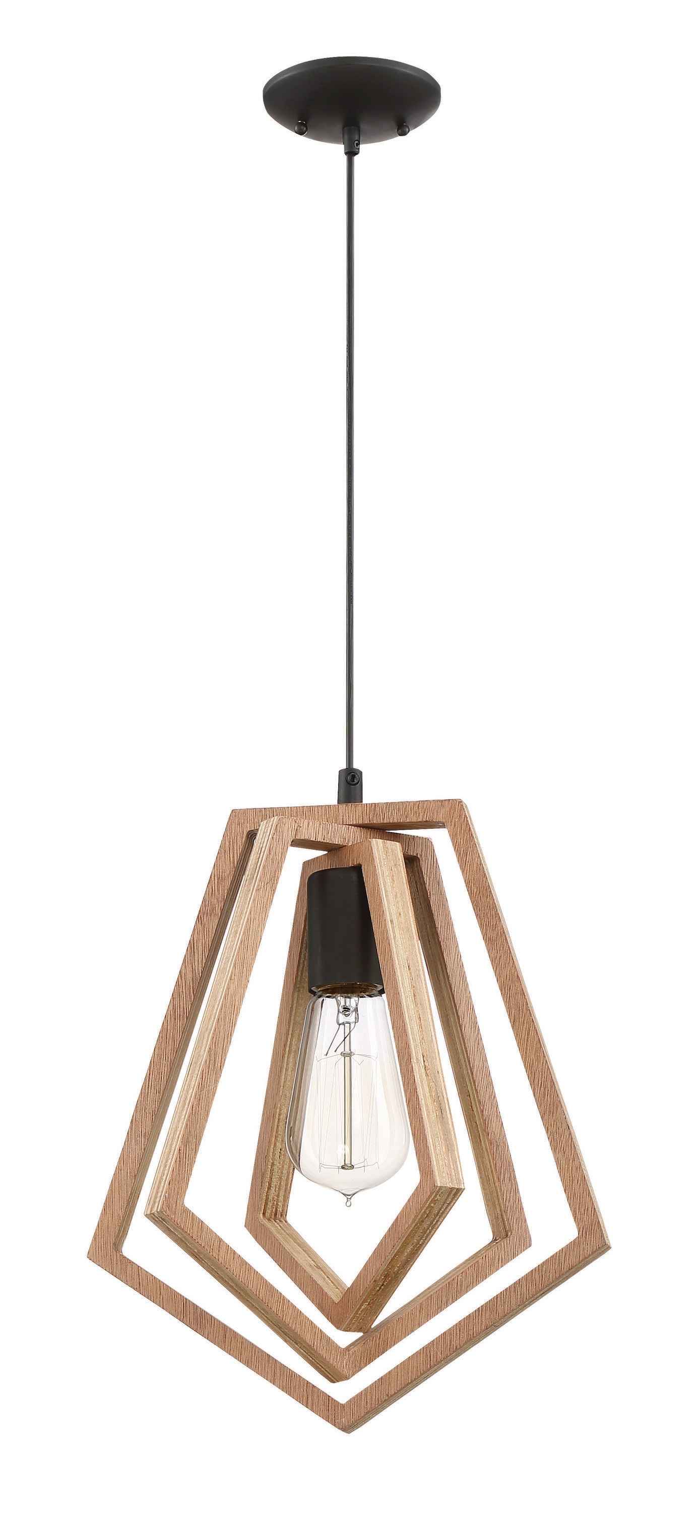 Craftmade 44591-ESP Gem Espresso Transitional Teardrop Medium Hanging Pendant light