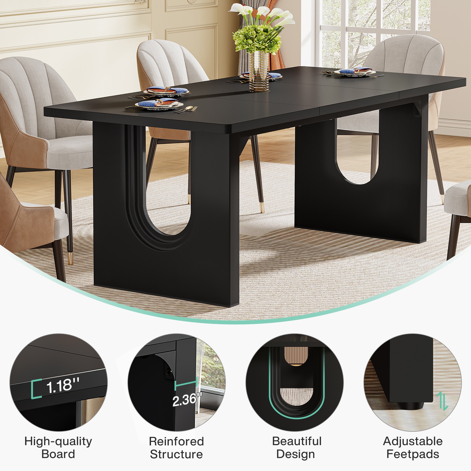 Tribesigns LWFD-J0271 Office-Tables - View #7