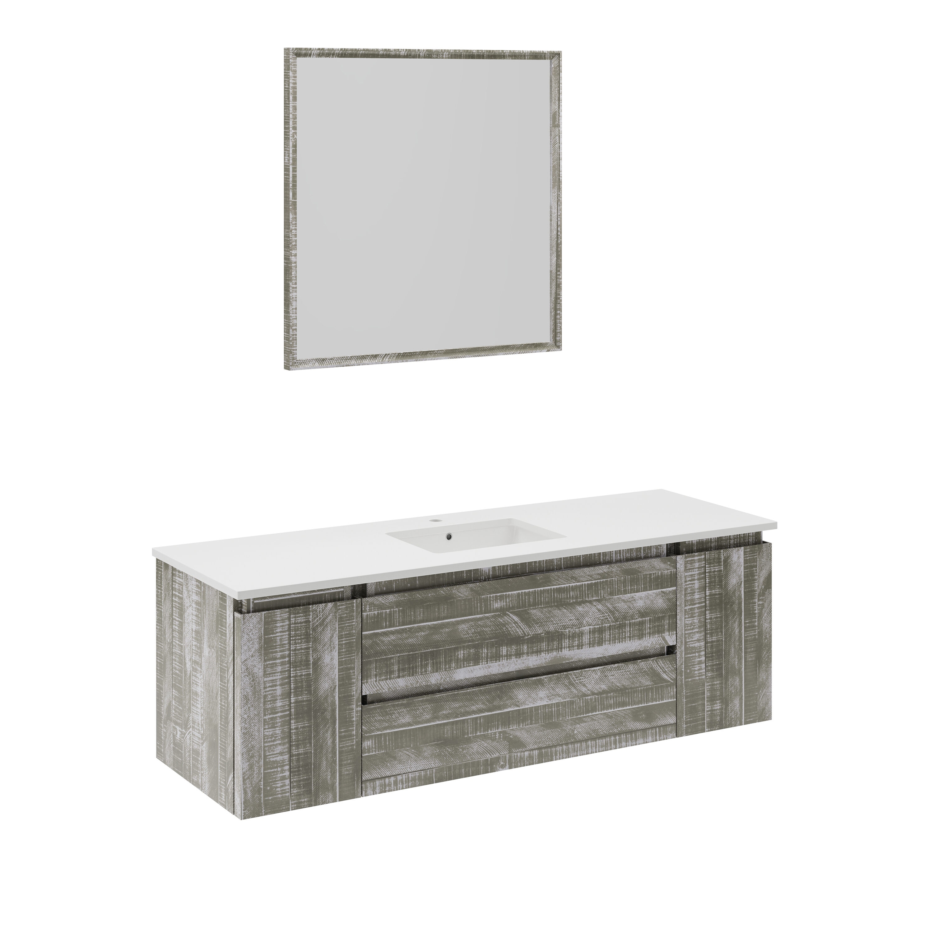 Fresca FVN31-123612ASH Bath-Vanity-Combo - View #2