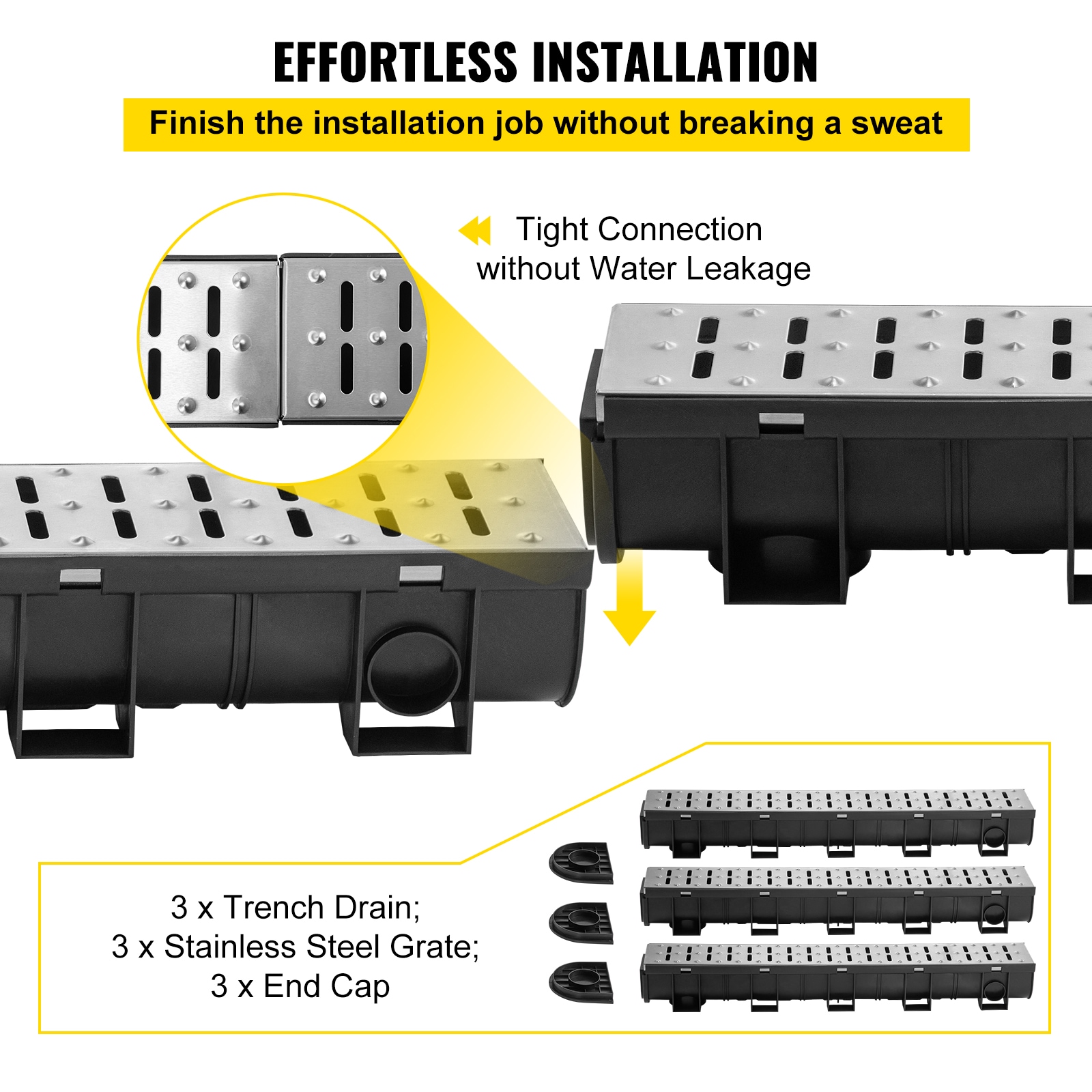 VEVOR PSBXGM100100387N0V0 Outdoor-Drainage - View #4