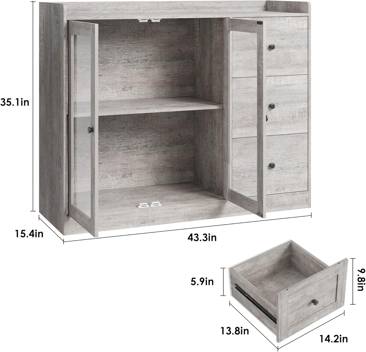 Qeetex LHF-BG-NT92277 Dining-Kitchen-Storarge - View #2