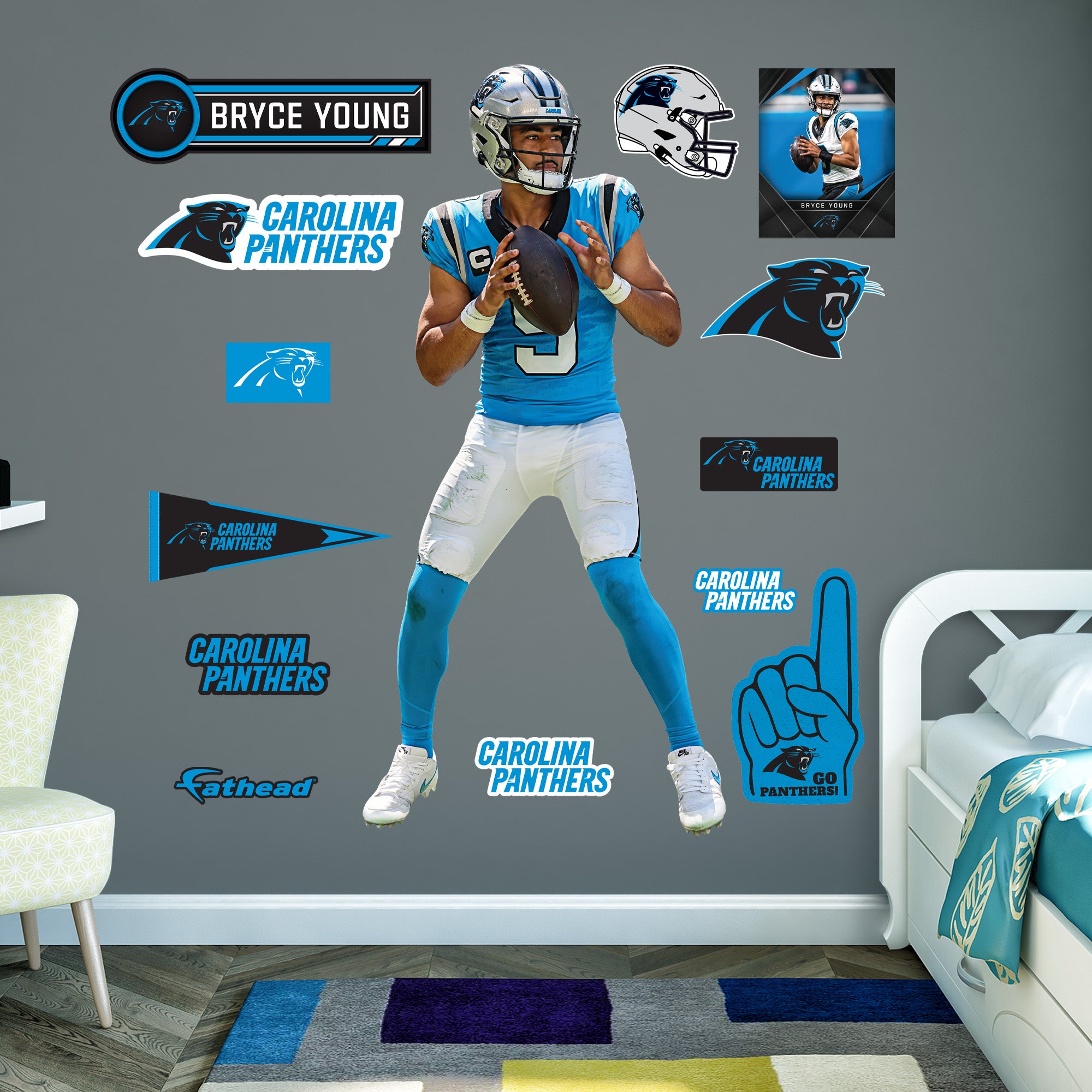 Fathead 1900-04401-001 32-Inches W x 50-Inches H Self-adhesive Multiple colors/finishes Sports Wall Decal