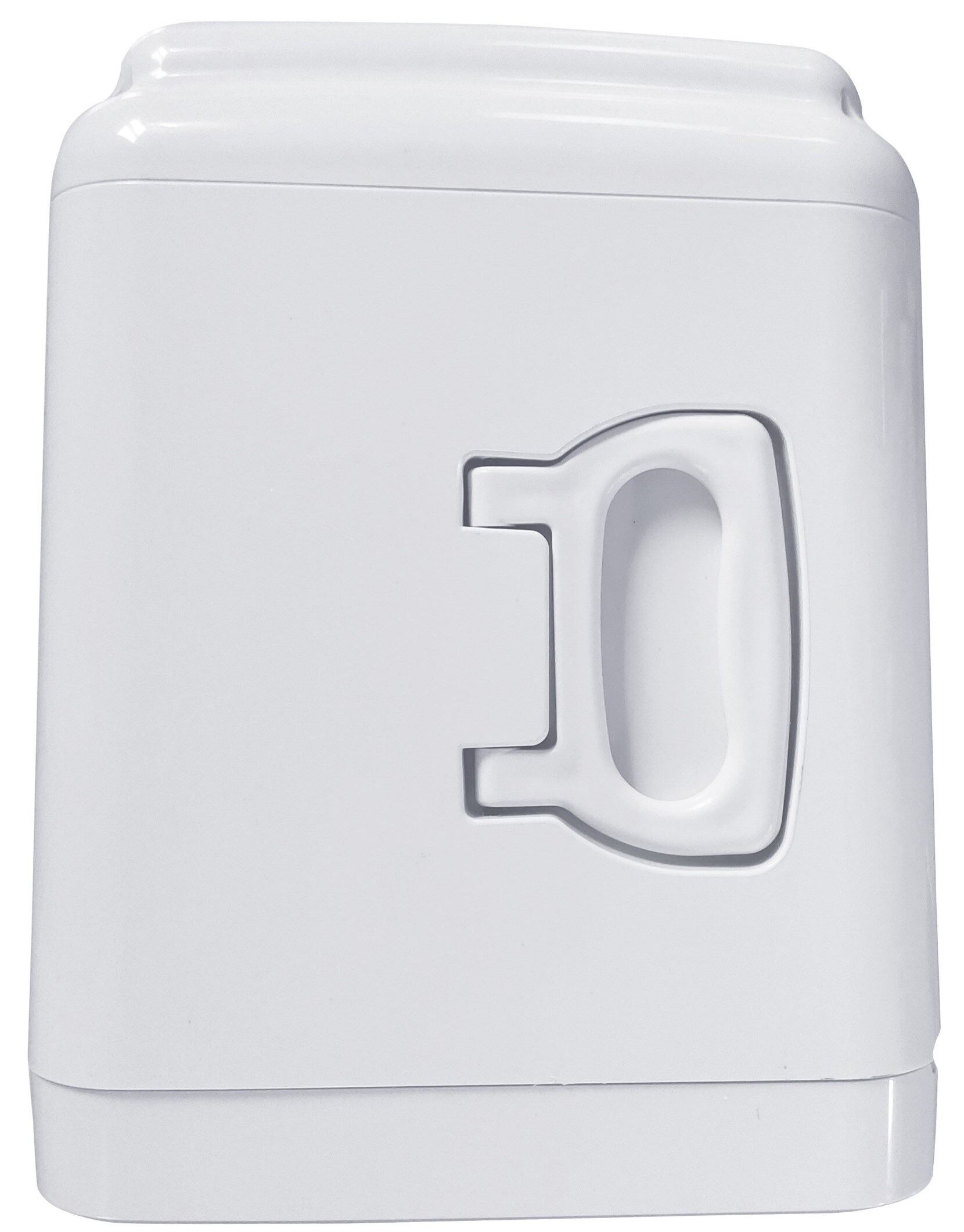 Compact White Thermoelectric Mini Fridge with Lighted Mirror
