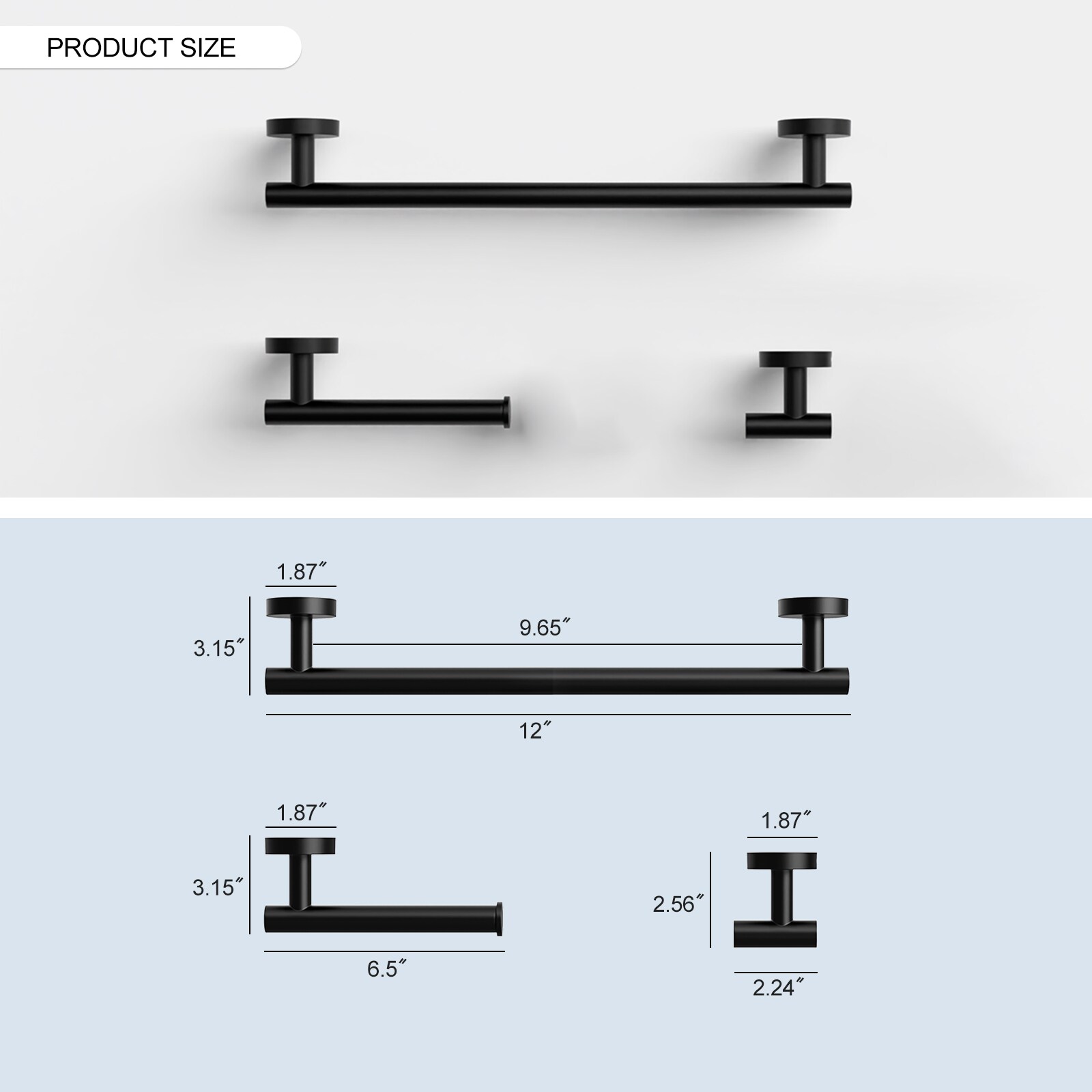 BWE A-91062-B-3 Decorative-Bath-Hardware-Kits - View #6