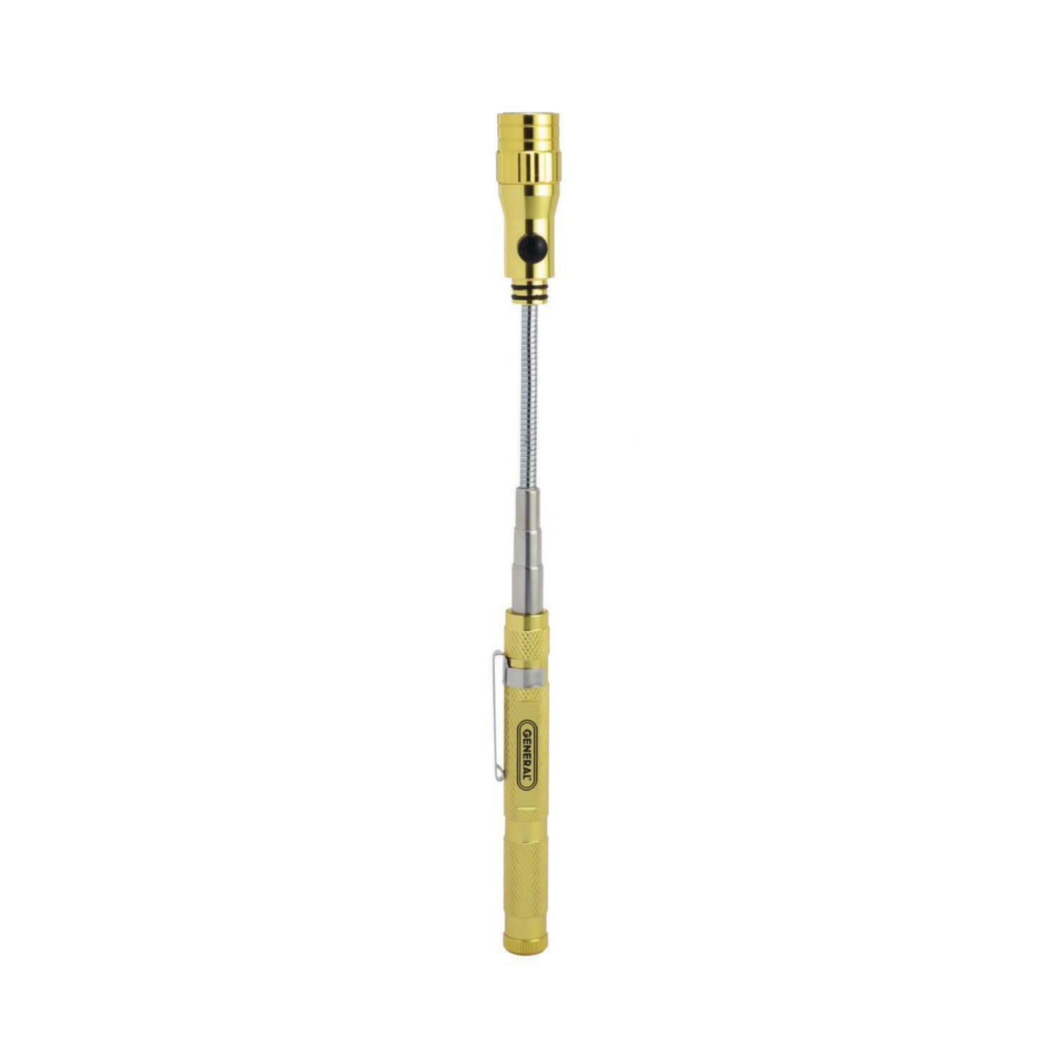 General EJD2462687 14 in  L X 0 in  W Yellow Magnetic Pick Up Tool 3 lb  pull