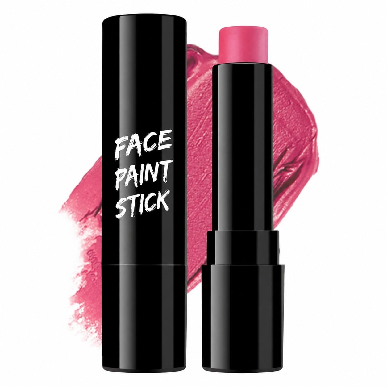 Phyfalip  Pink Face Body Paint Stick Cream Blendable Waterproof Full Coverage Vegan Hypoallergenic Makeup Kit Set For Halloween Cosplay
