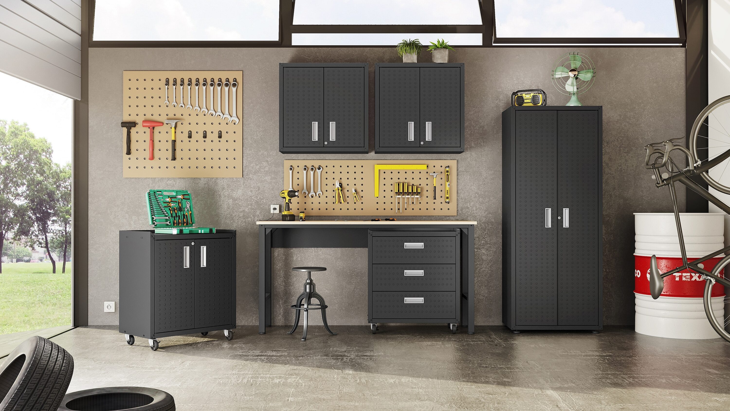 Manhattan Comfort 2GMCC-CH Garage-Cabinets - View #9