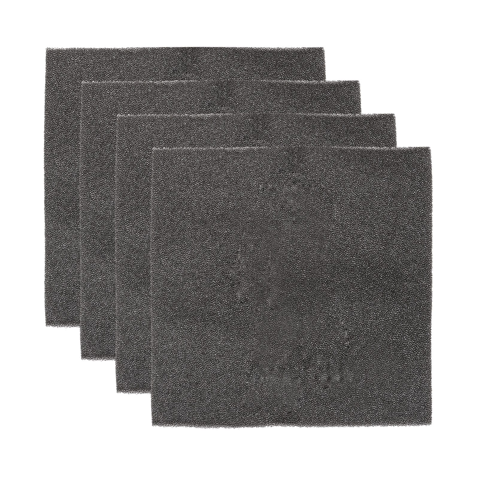Unique Bargains Fan Replacement Filters 4pcs Fan Filter Foam Sponge 6in x 6in x 0.2in 50ppi Breathable Soft for Air Compressors Inverter Chassis Vacuum Cleaners #S26042000UX0400