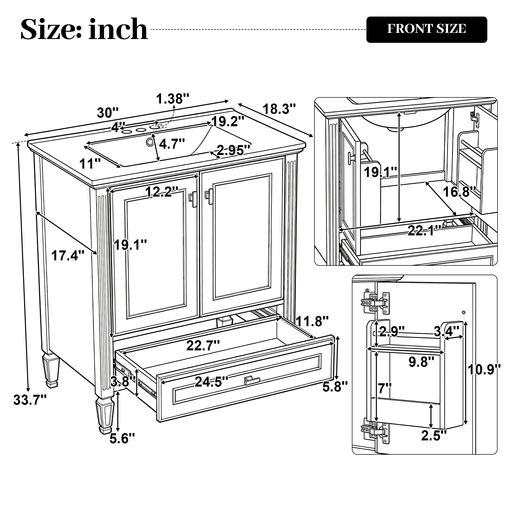 BBLLWJ BBLLWJ-N759P448335K Bath-Vanity-Combo - View #2