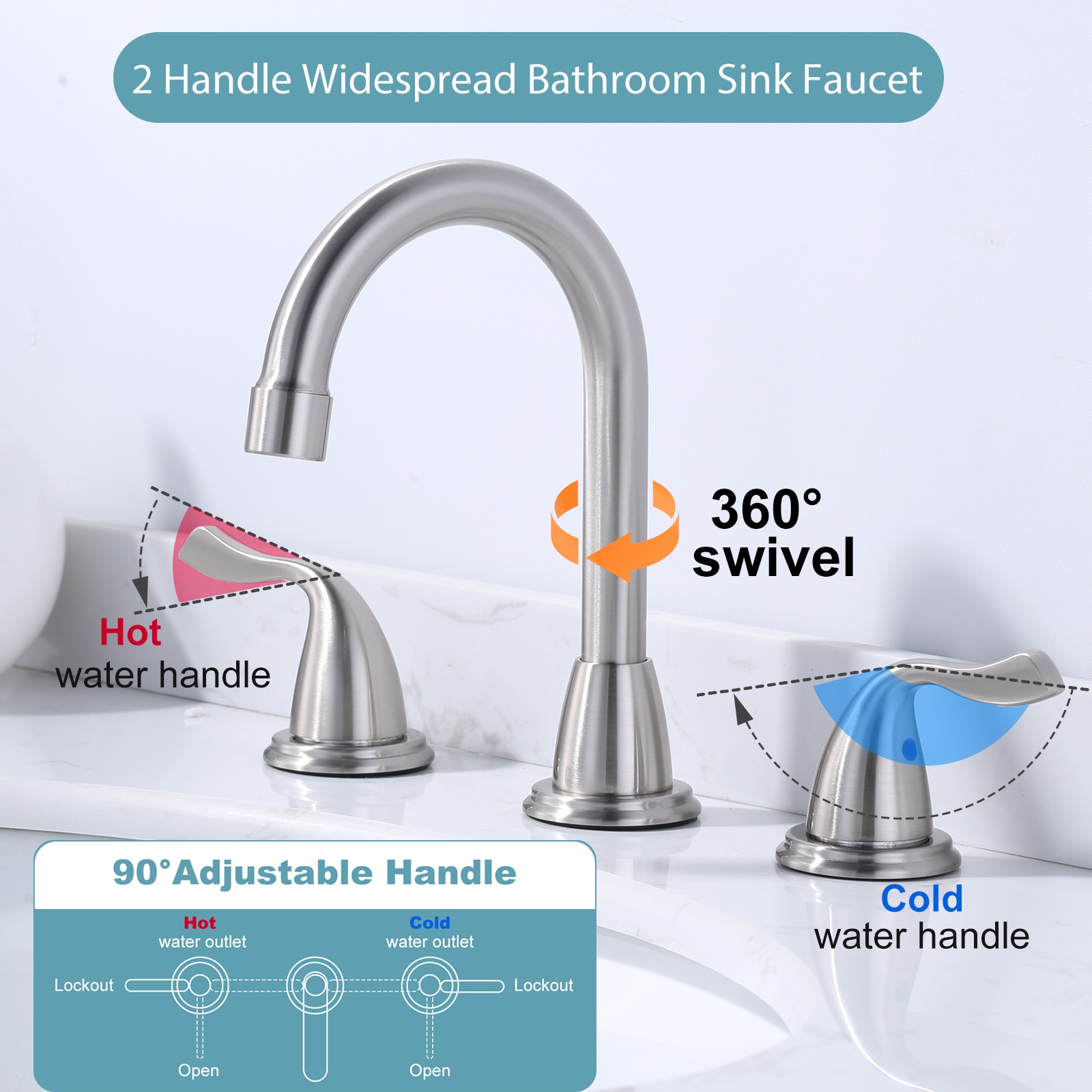 WOWOW 994350-LW Lavatory-Faucets - View #3