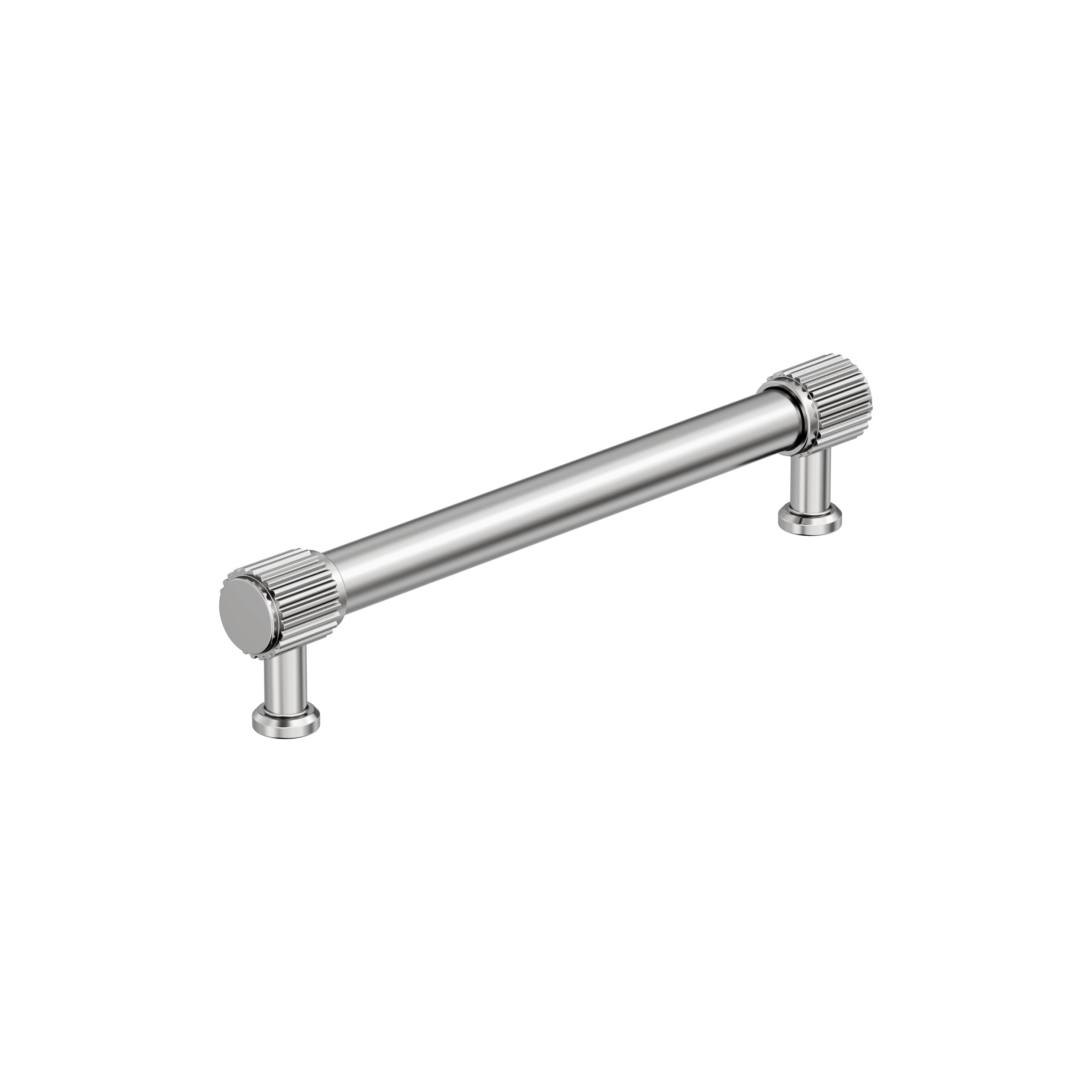 Amerock BP37805PN Farewind 6-5/16-in , 160mm Center to Center Polished Nickel Cylindrical Bar Drawer Pull